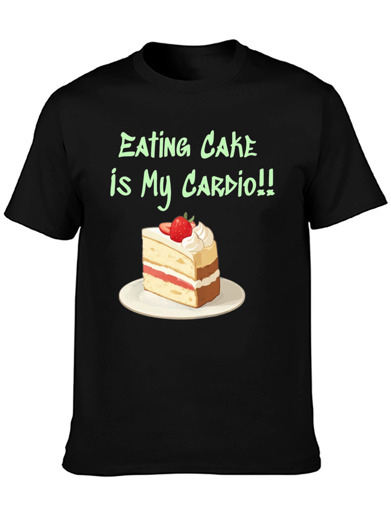 Eating Cake is My Cardio Graphic Tee