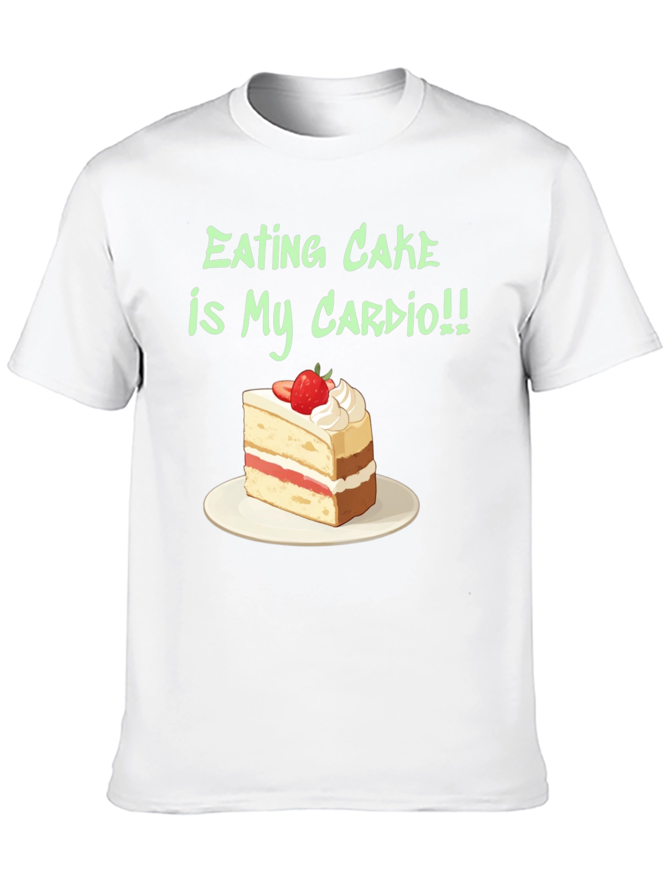Eating Cake is My Cardio Graphic Tee
