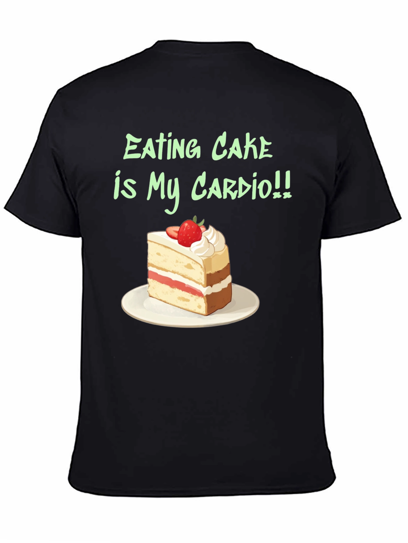 Eating Cake is My Cardio Graphic Tee