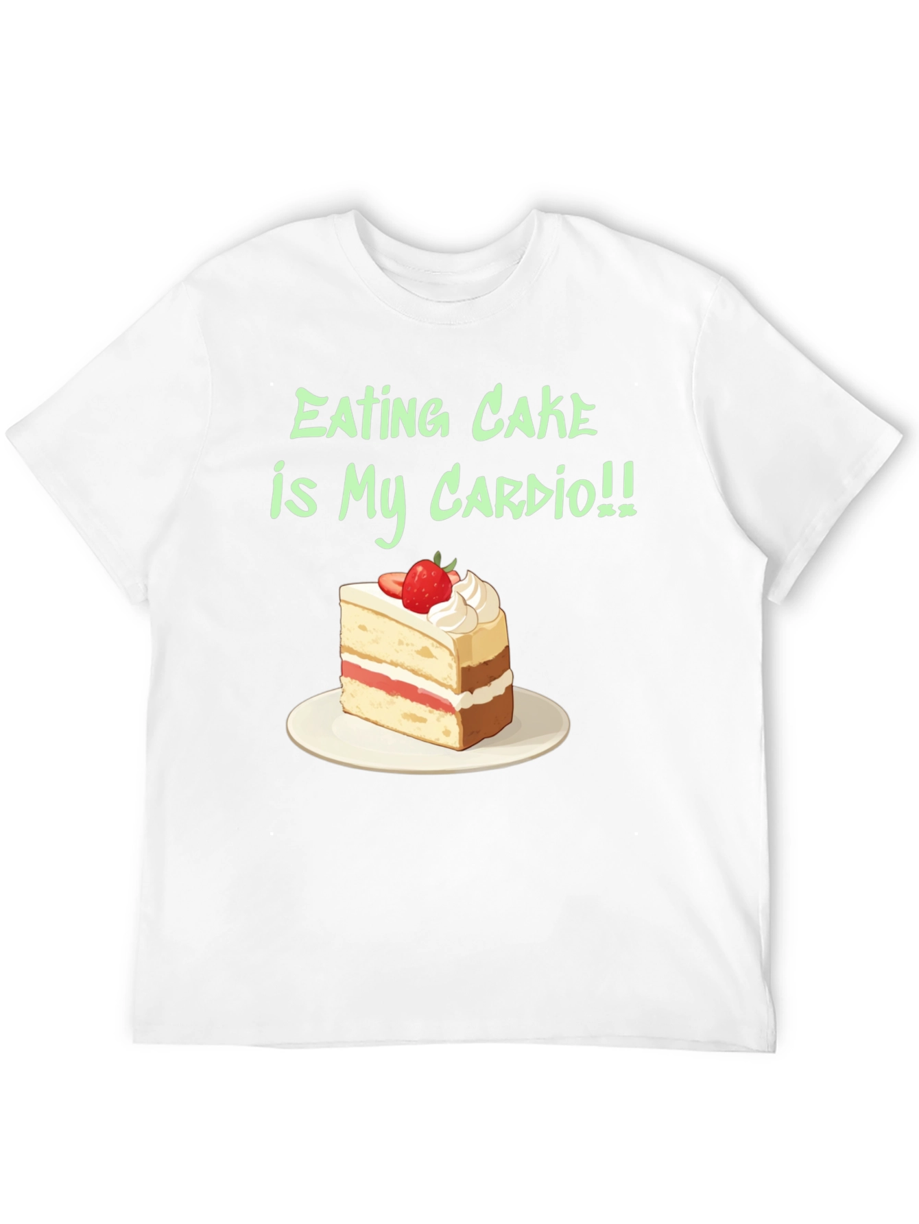 Eating Cake is My Cardio Graphic Tee