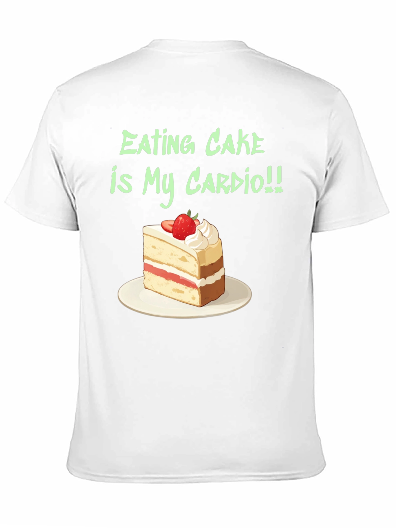 Eating Cake is My Cardio Graphic Tee