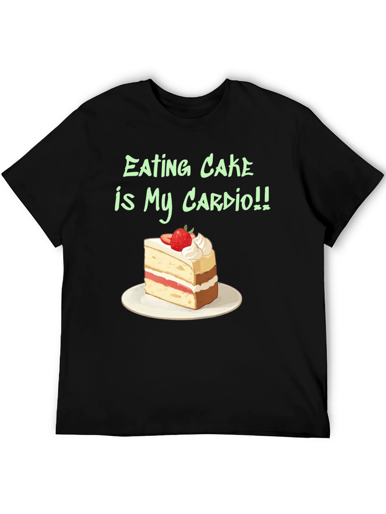 Eating Cake is My Cardio Graphic Tee
