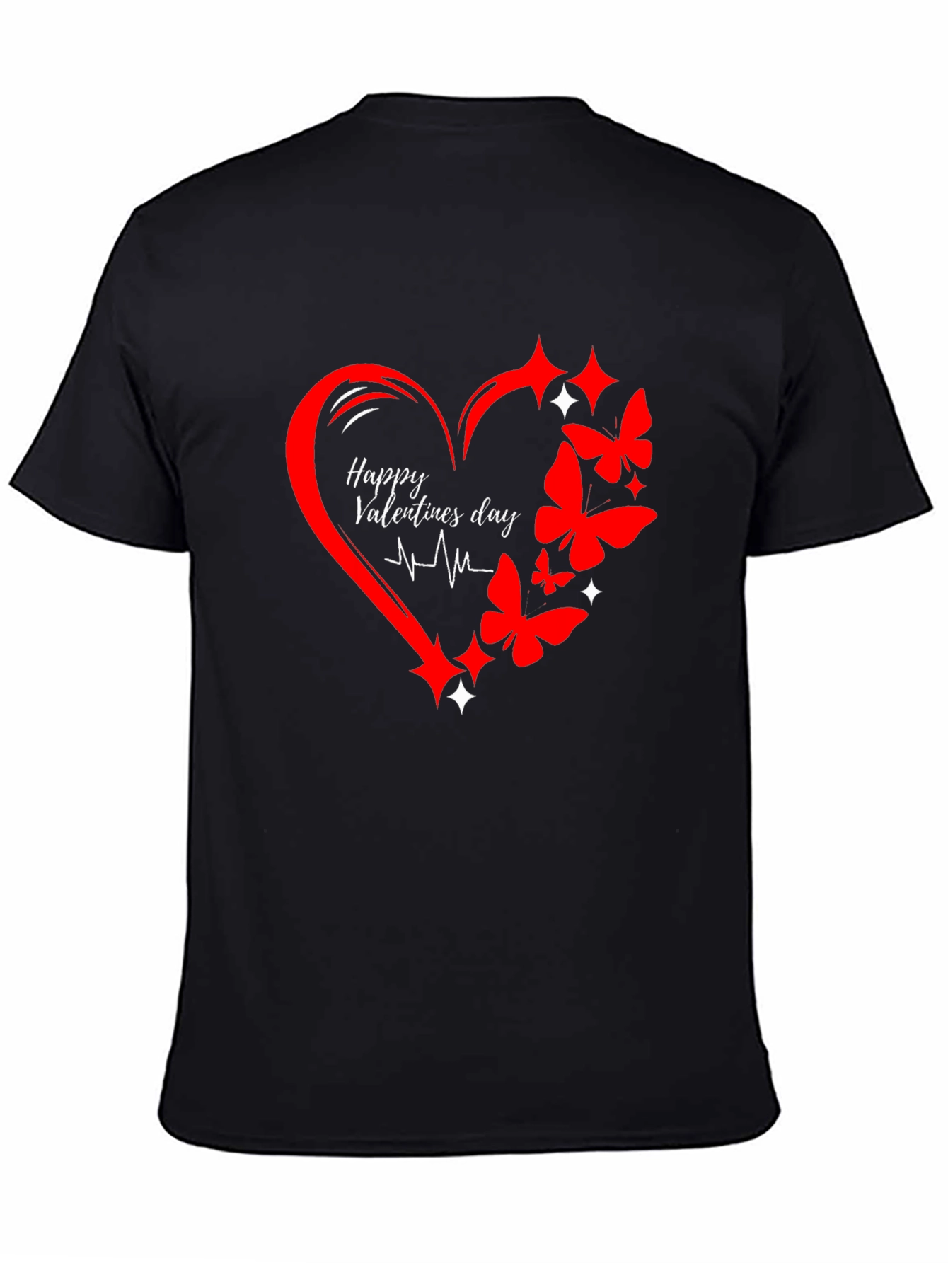 Happy Valentines Day Heart Graphic Tee