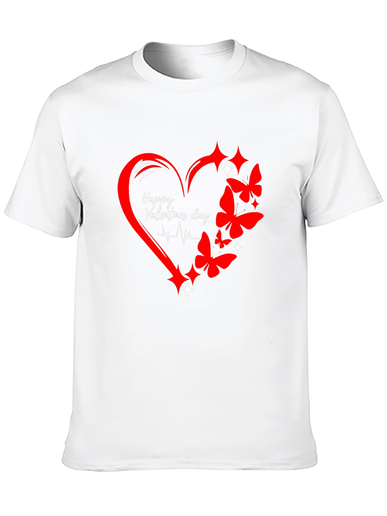 Happy Valentines Day Heart Graphic Tee