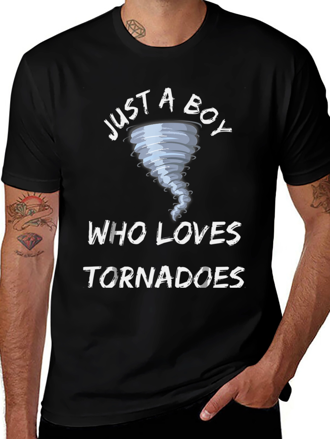 Boy Who Loves Tornadoes Graphic T-Shirt