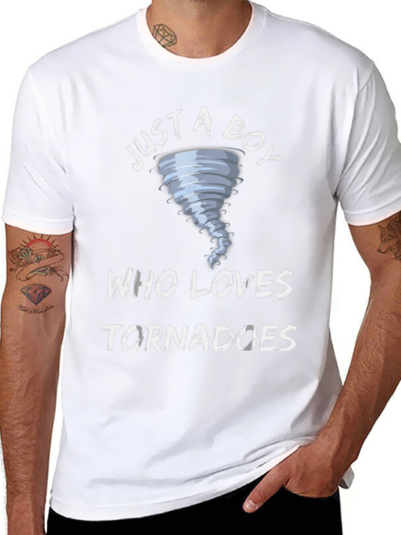 Boy Who Loves Tornadoes Graphic T-Shirt