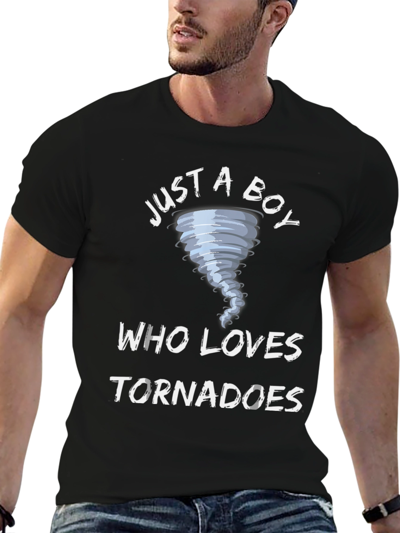 Boy Who Loves Tornadoes Graphic T-Shirt