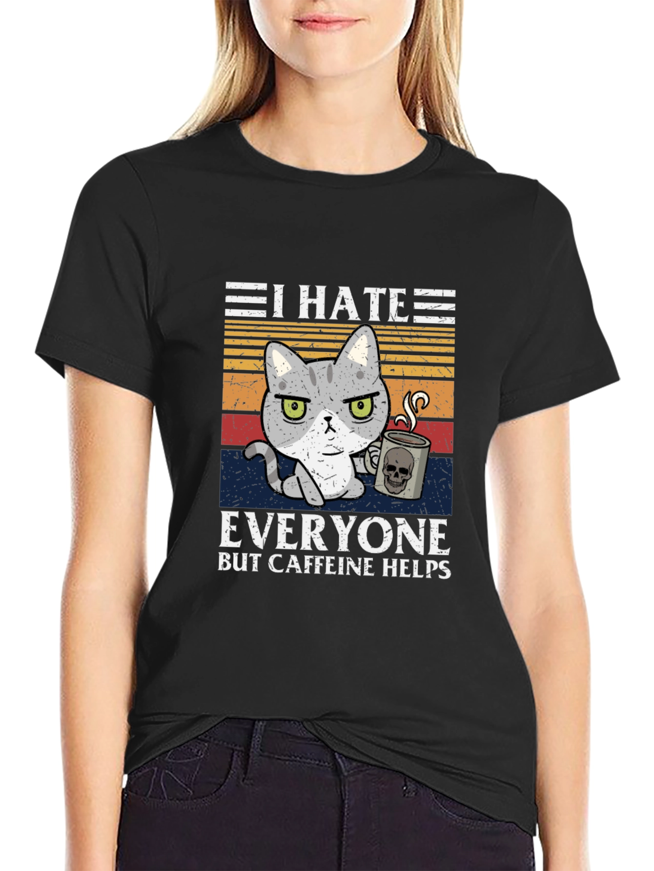 I Hate Everyone Cat T-Shirt