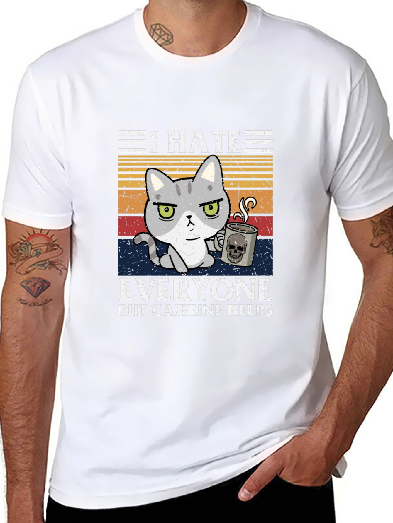 I Hate Everyone Cat T-Shirt