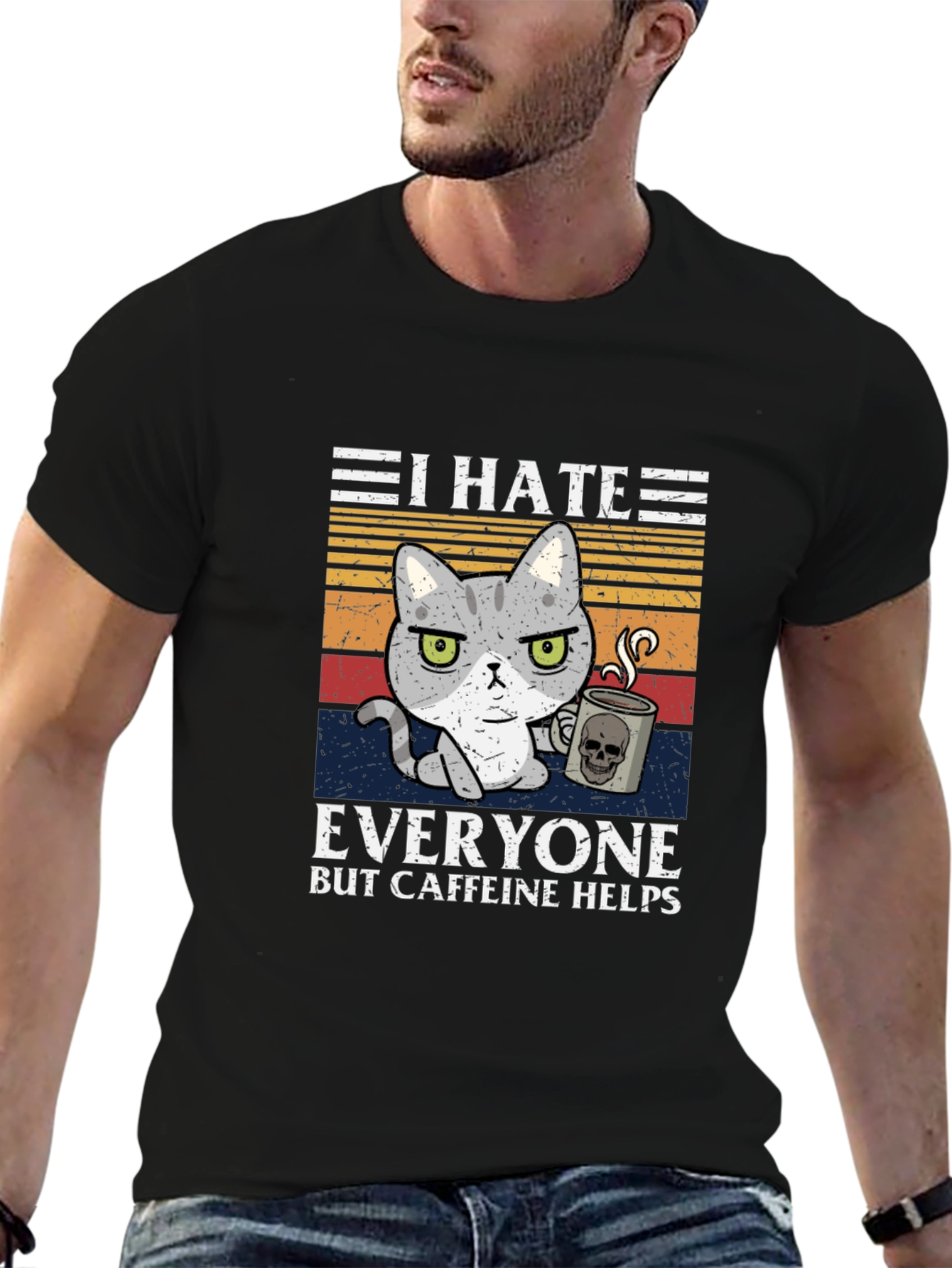 I Hate Everyone Cat T-Shirt
