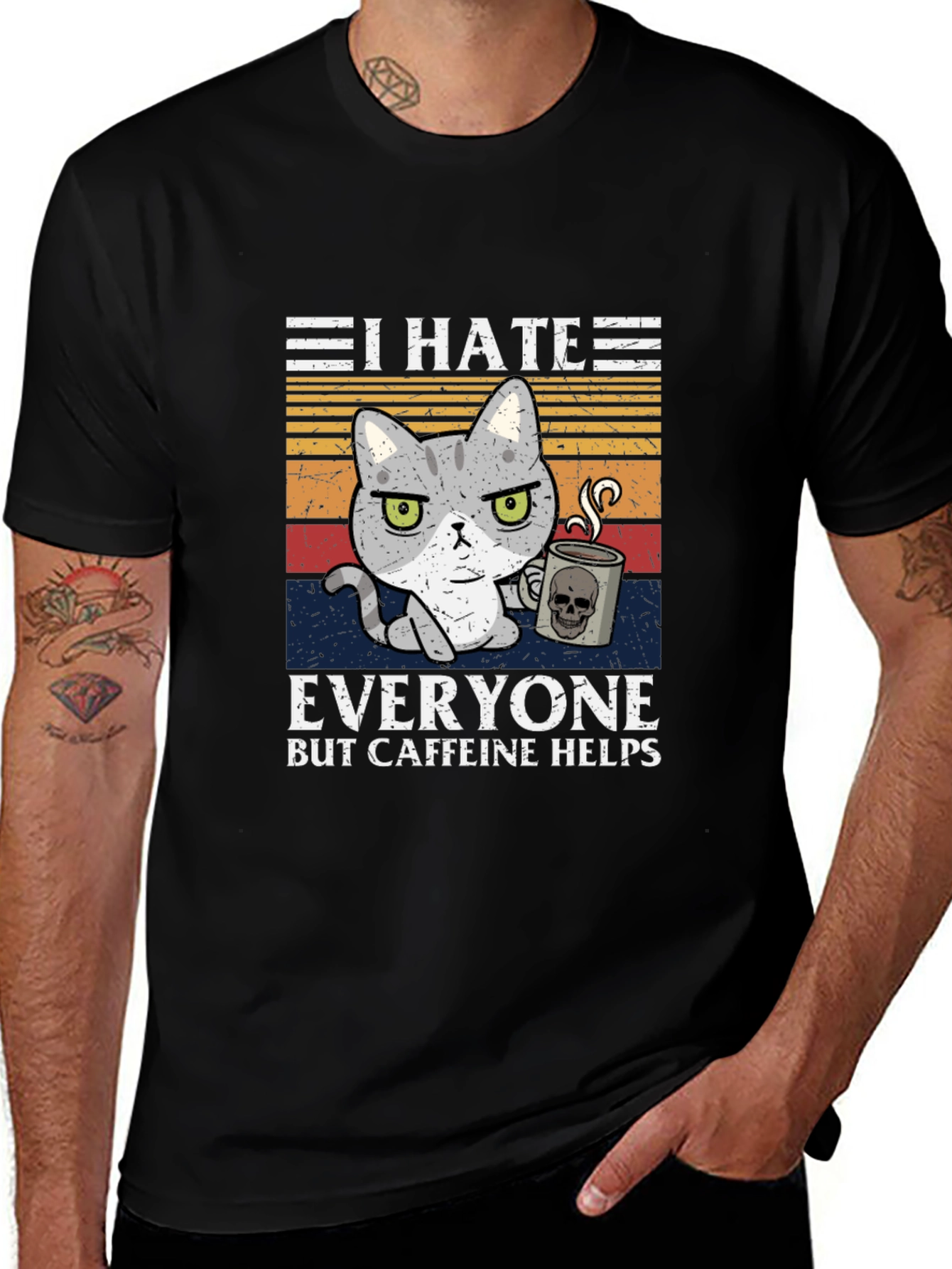 I Hate Everyone Cat T-Shirt