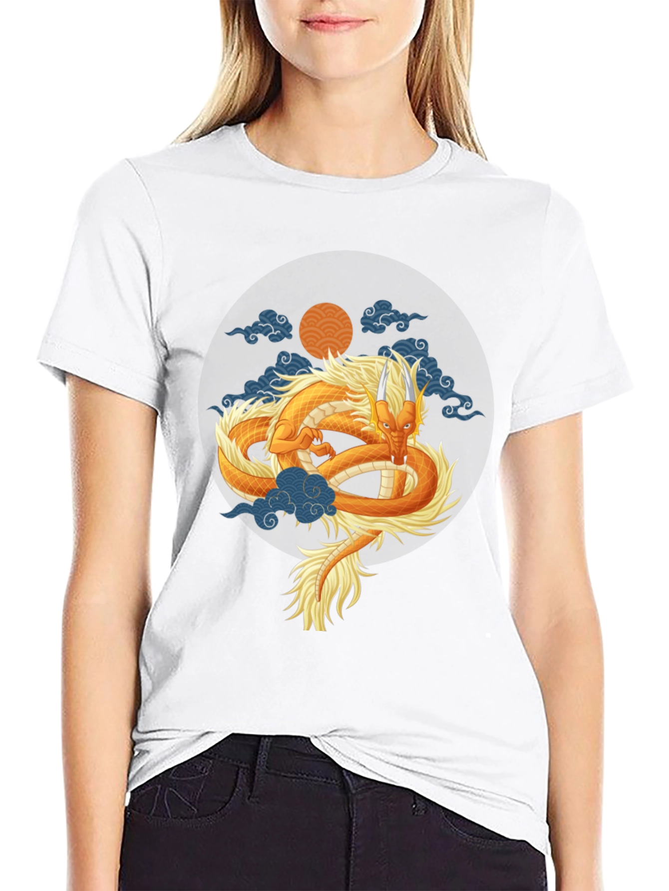Dragon Graphic Tee - Eastern Style