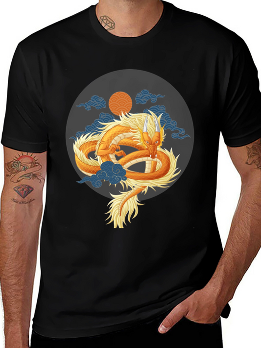 Dragon Graphic Tee - Eastern Style