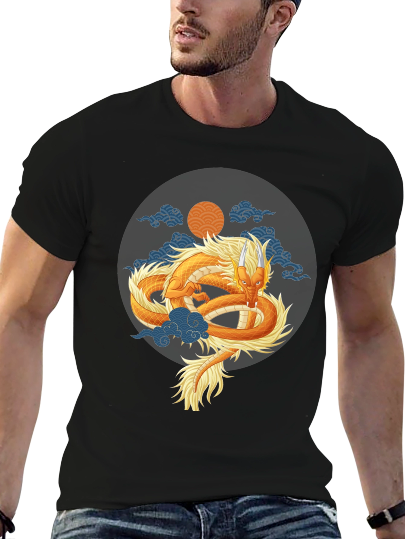 Dragon Graphic Tee - Eastern Style