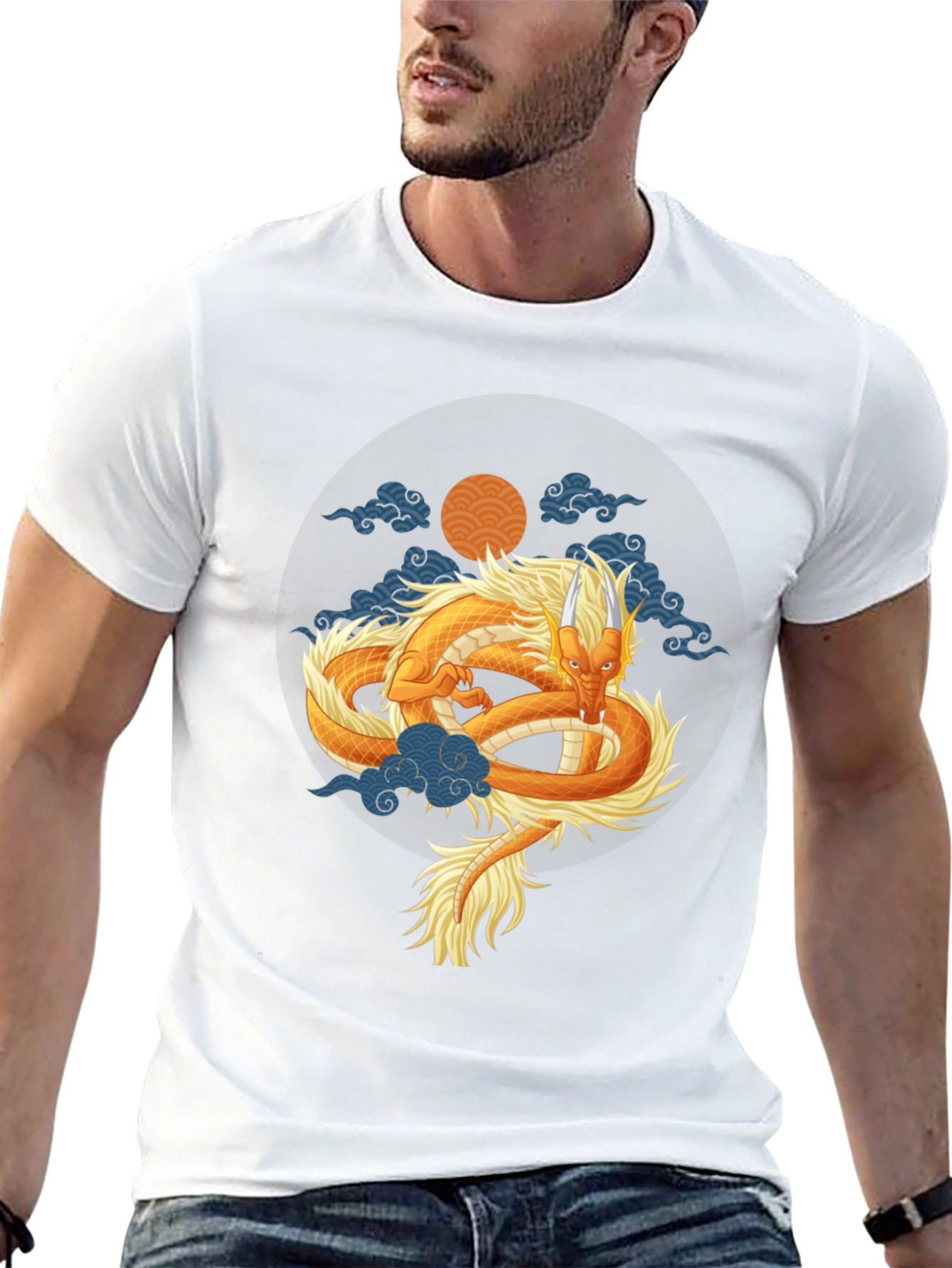Dragon Graphic Tee - Eastern Style