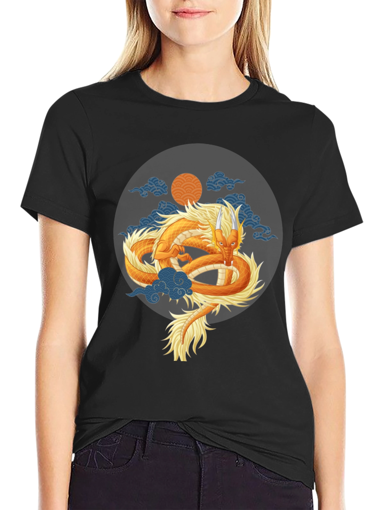 Dragon Graphic Tee - Eastern Style
