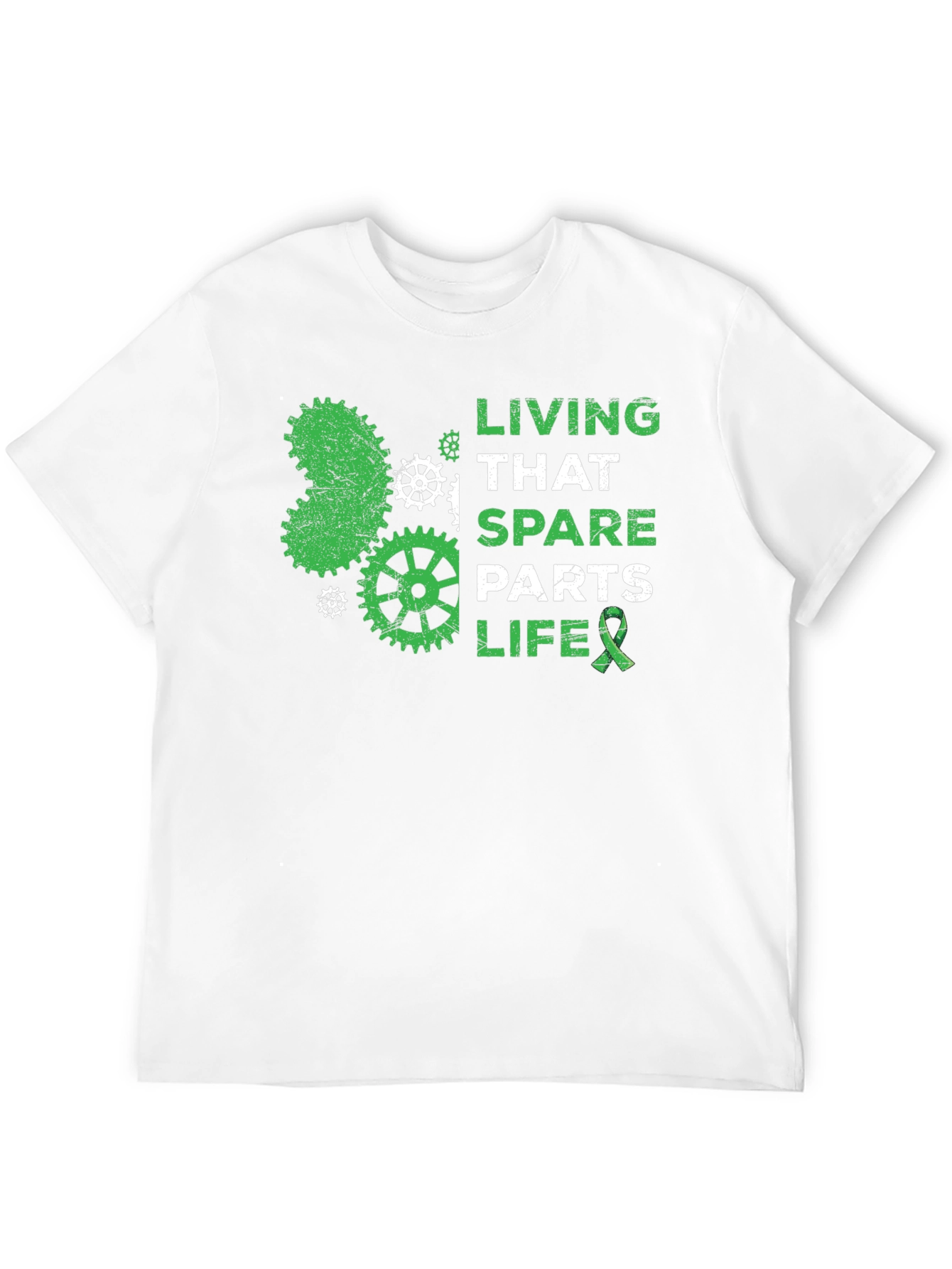 Spare Parts Life T-Shirt - Green Ribbon Awareness