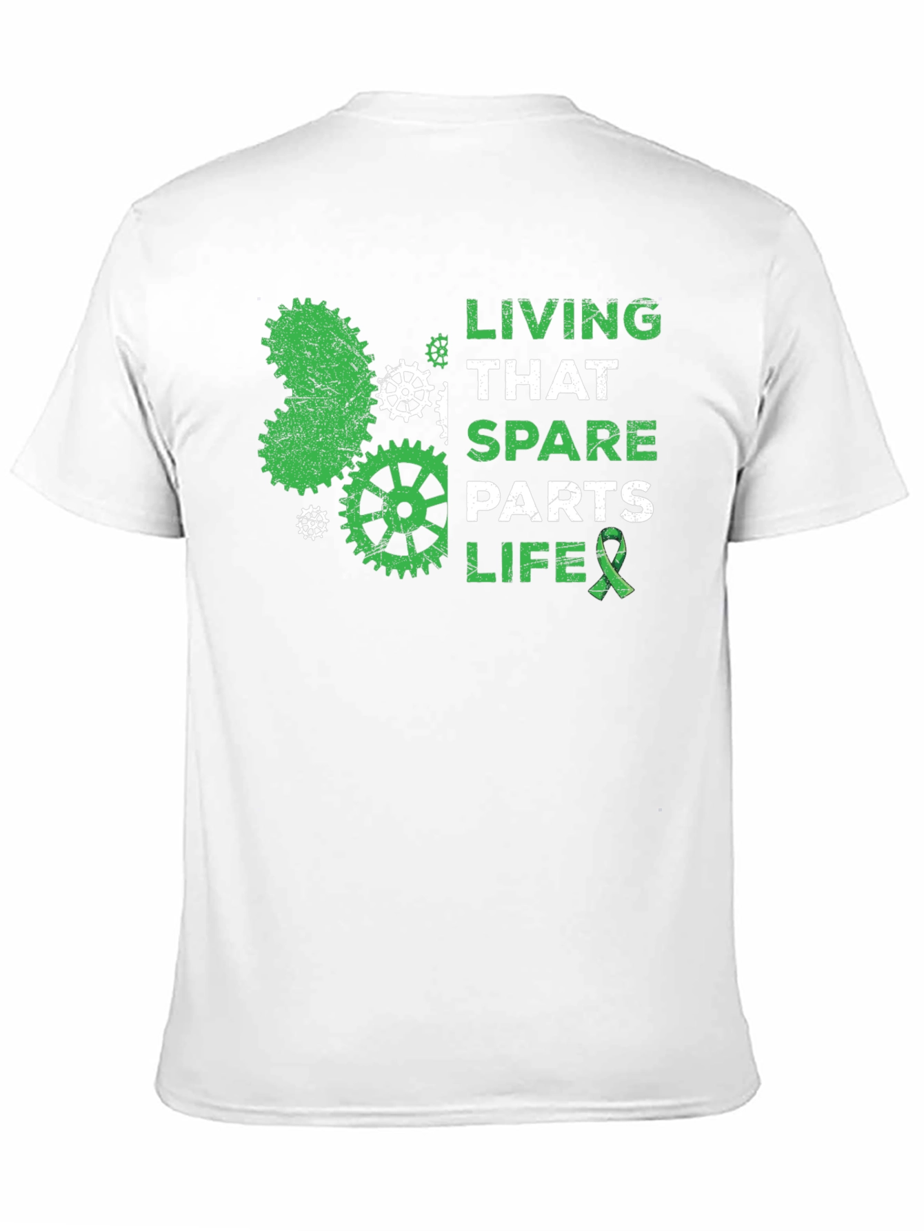Spare Parts Life T-Shirt - Green Ribbon Awareness