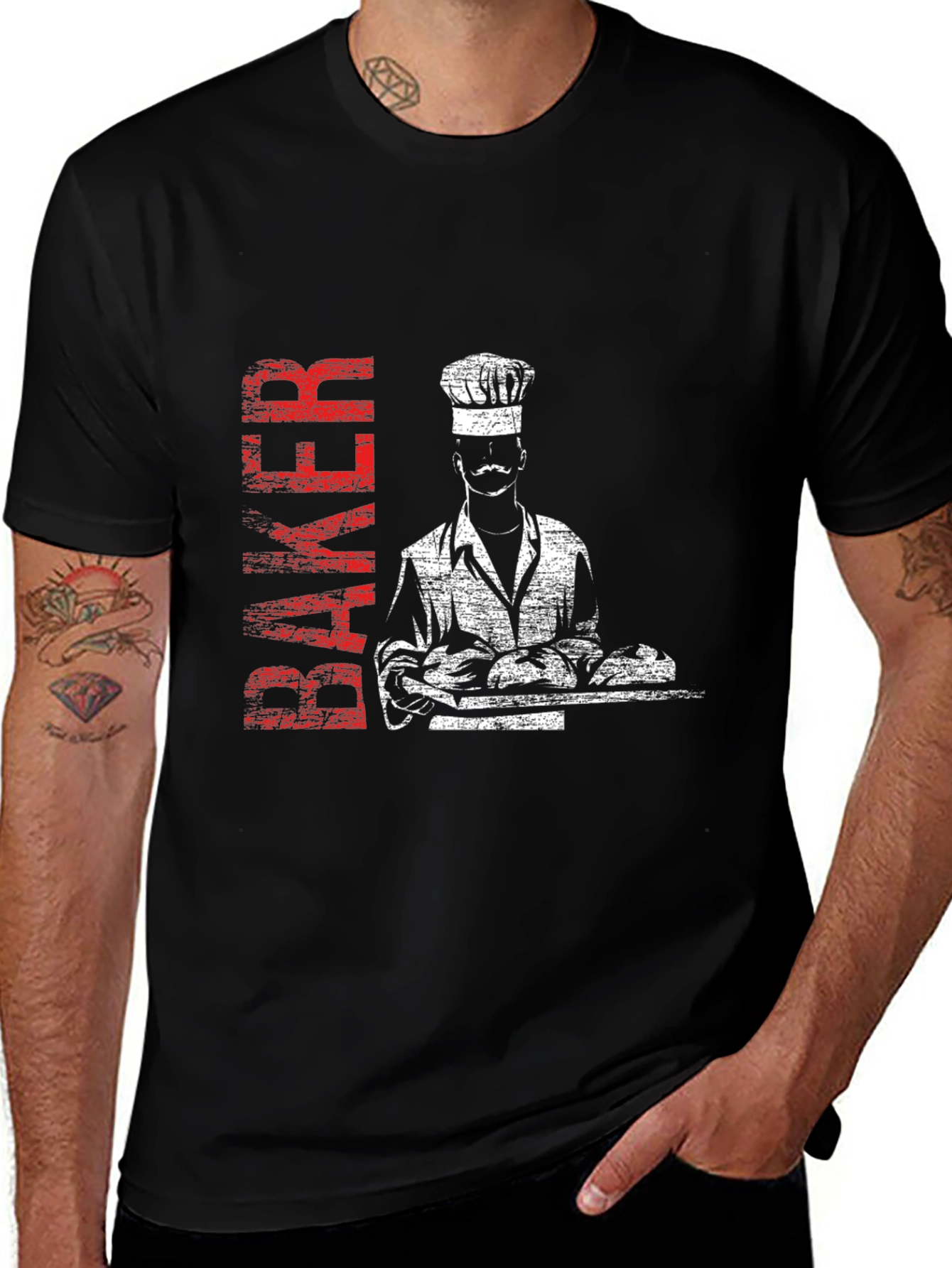Baker Graphic Tee - Cool Chef T-Shirt