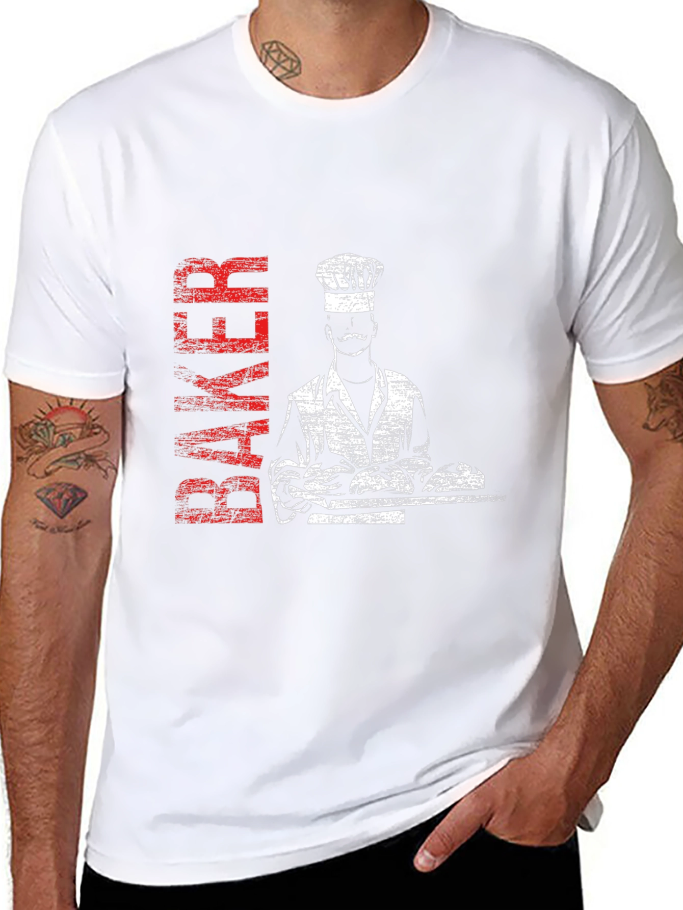 Baker Graphic Tee - Cool Chef T-Shirt