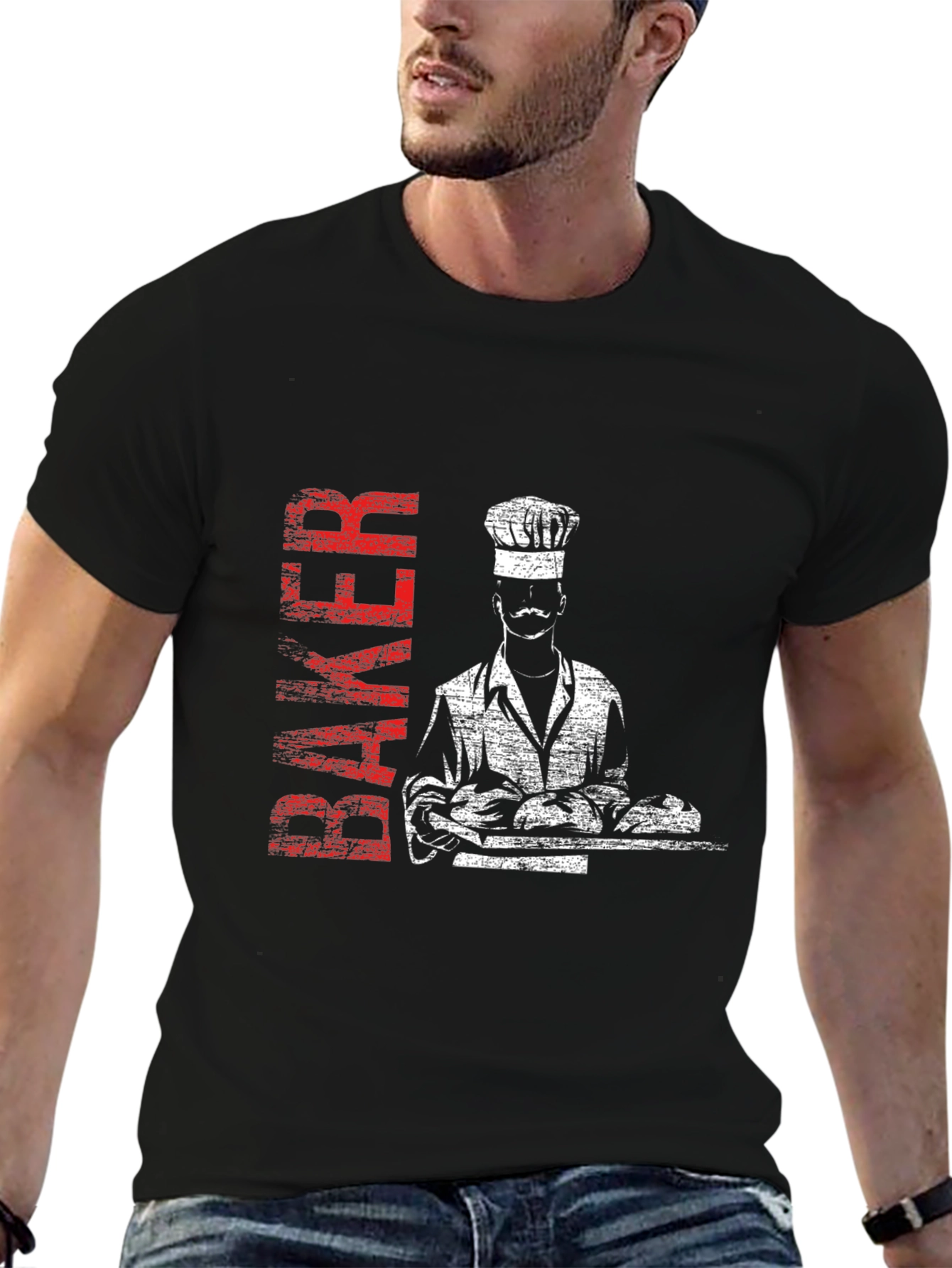 Baker Graphic Tee - Cool Chef T-Shirt