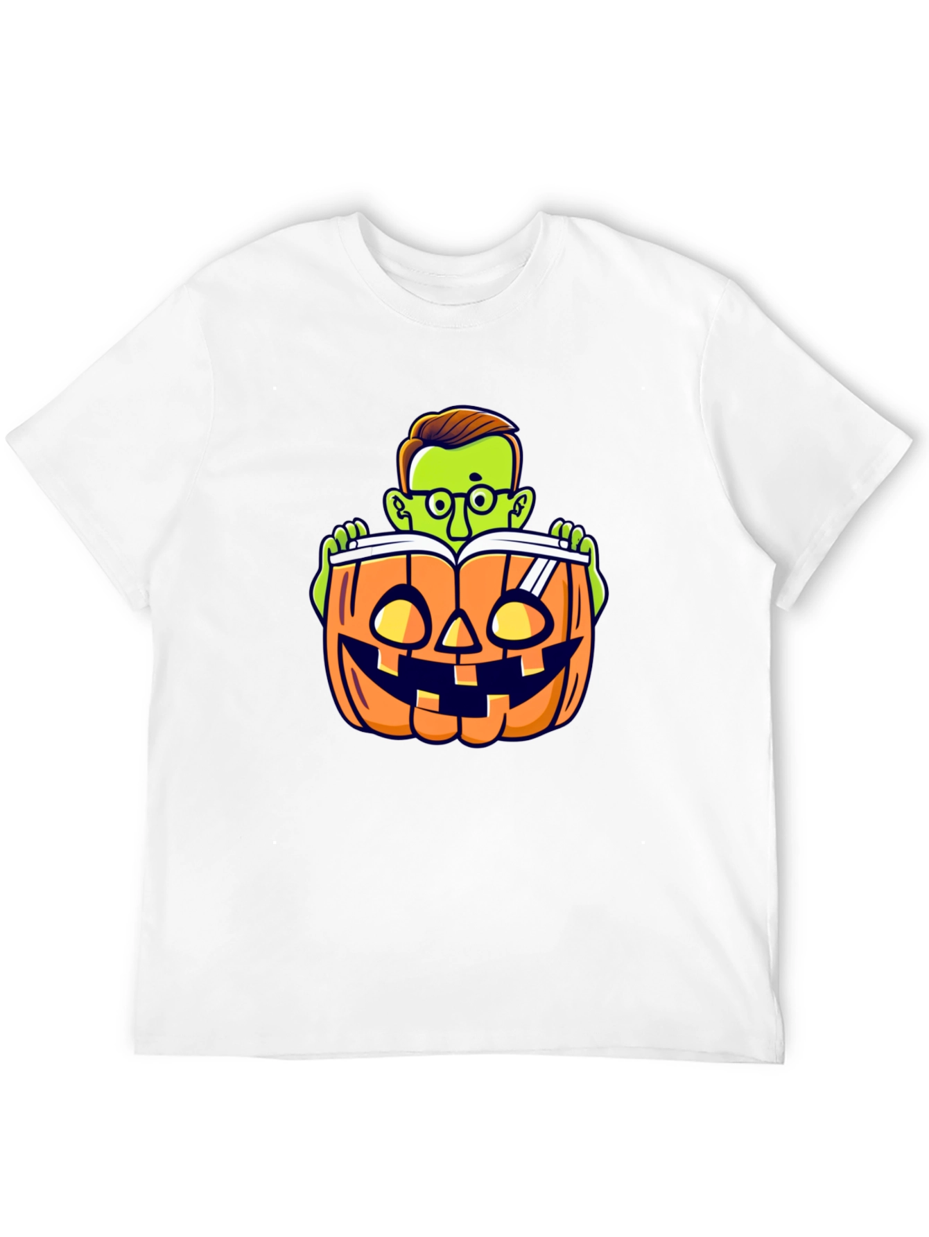 Halloween Reading Pumpkin T-Shirt