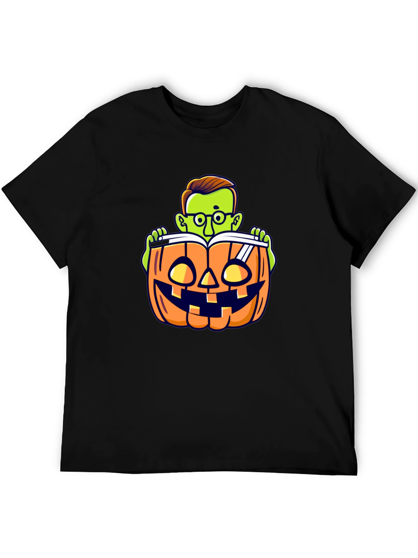 Halloween Reading Pumpkin T-Shirt