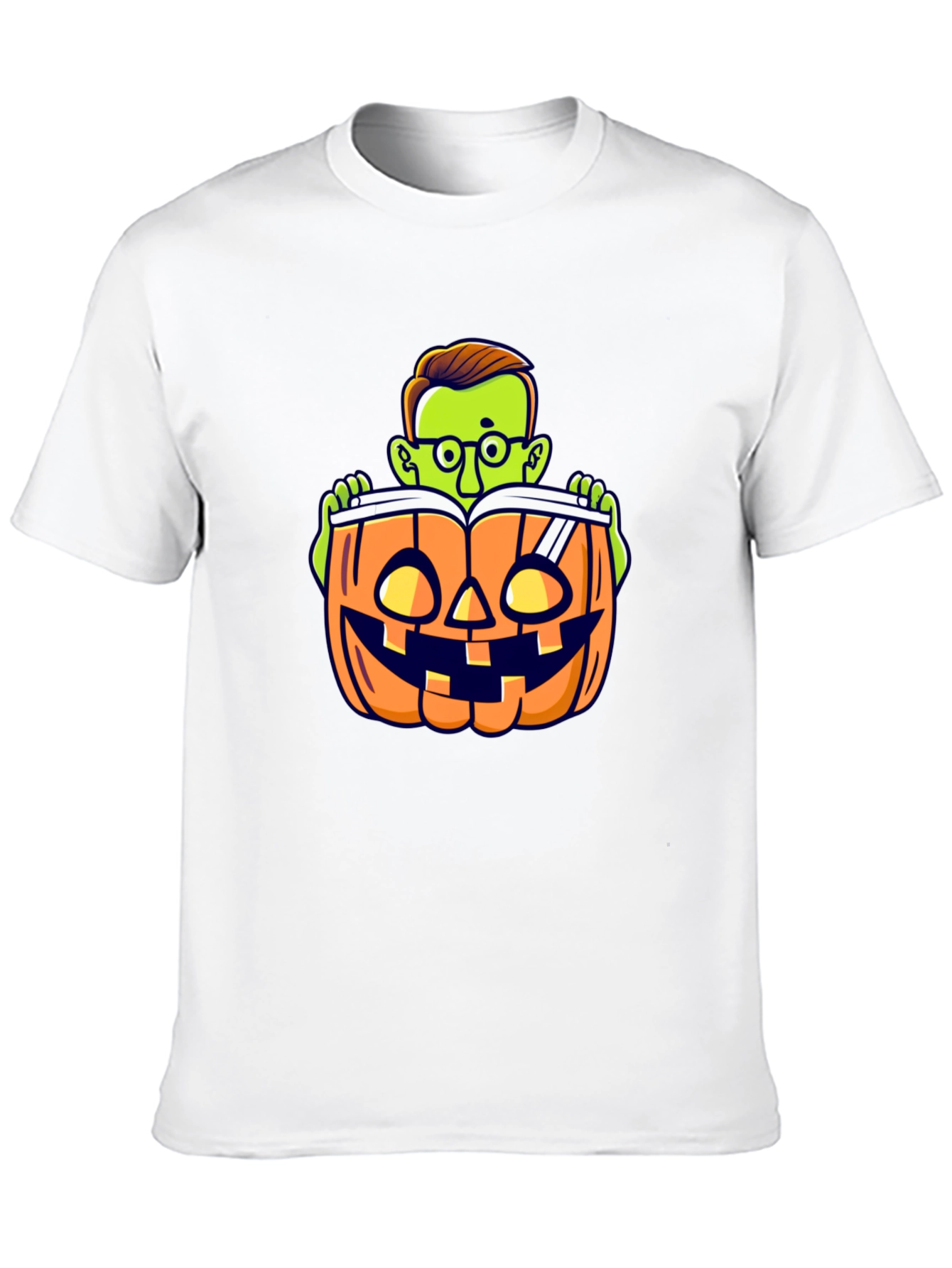 Halloween Reading Pumpkin T-Shirt