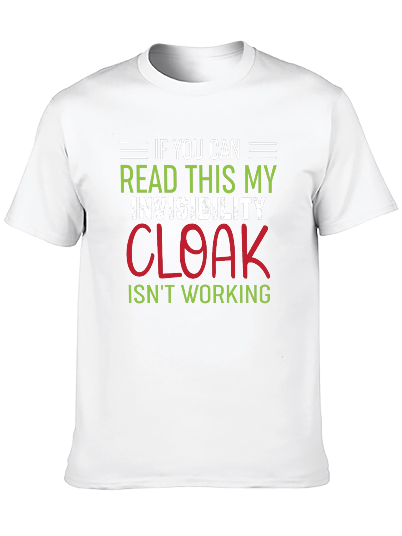 Invisibility Cloak Humor T-Shirt