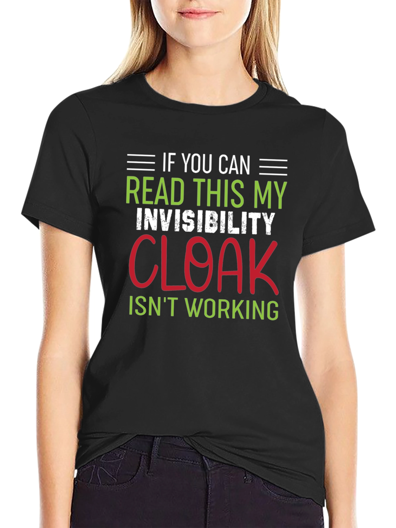 Invisibility Cloak Humor T-Shirt