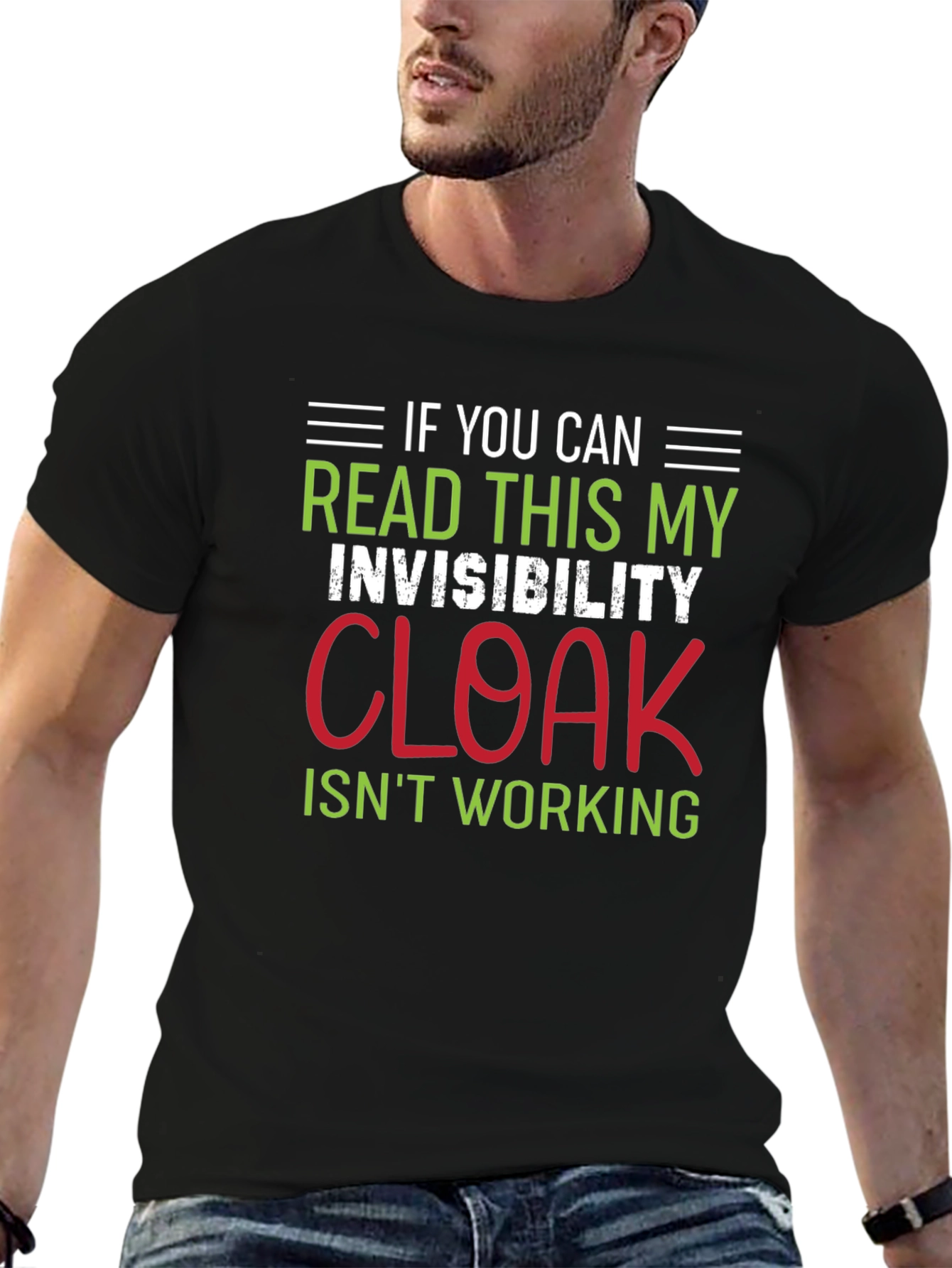 Invisibility Cloak Humor T-Shirt