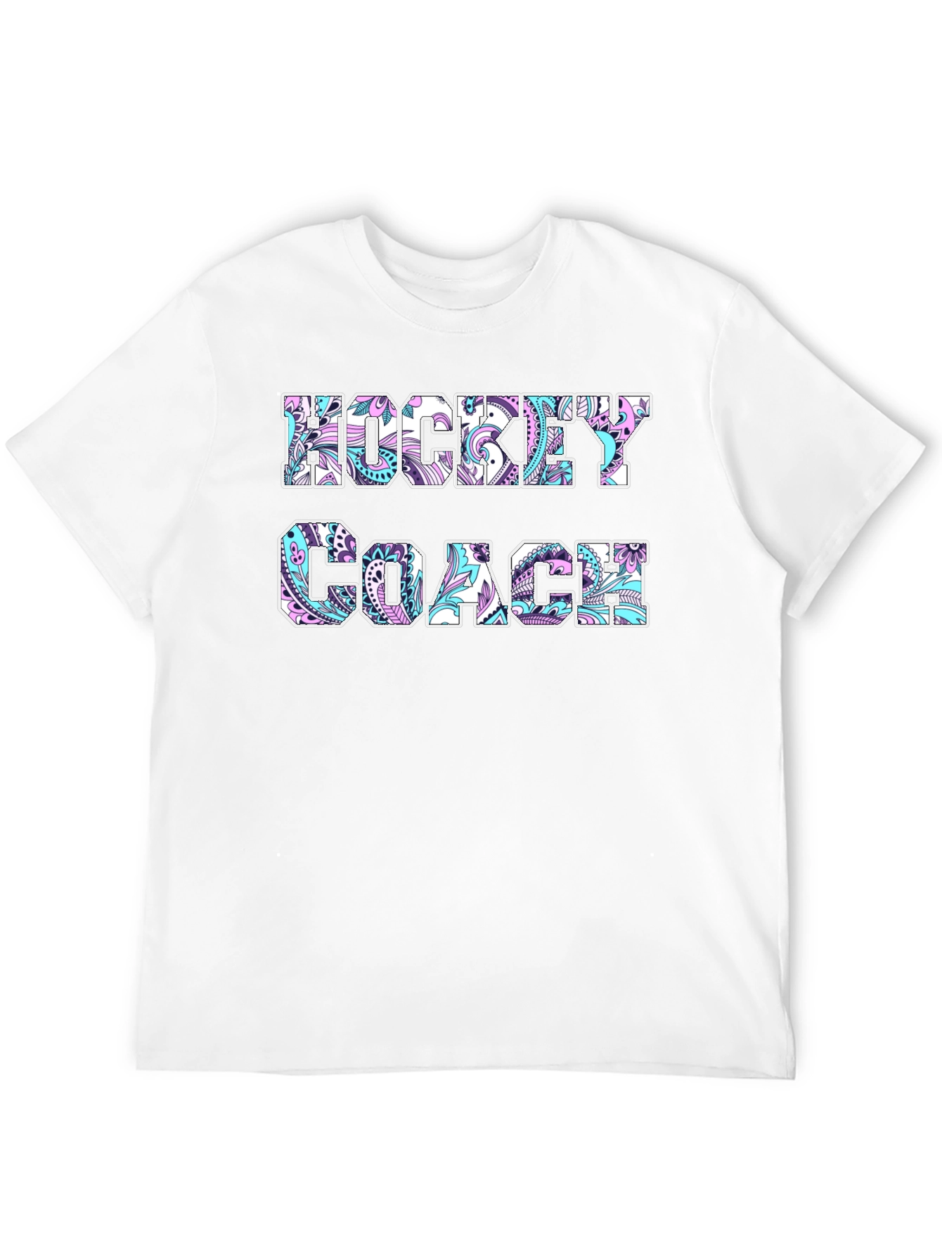 Hockey Coach Paisley T-Shirt