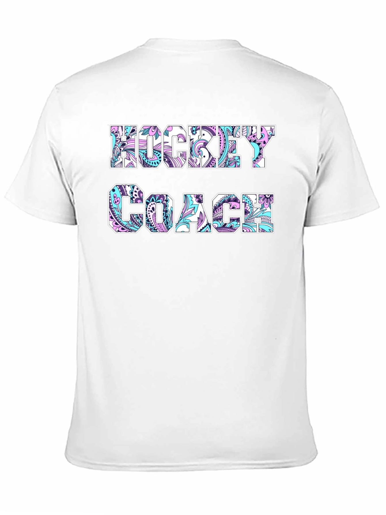 Hockey Coach Paisley T-Shirt