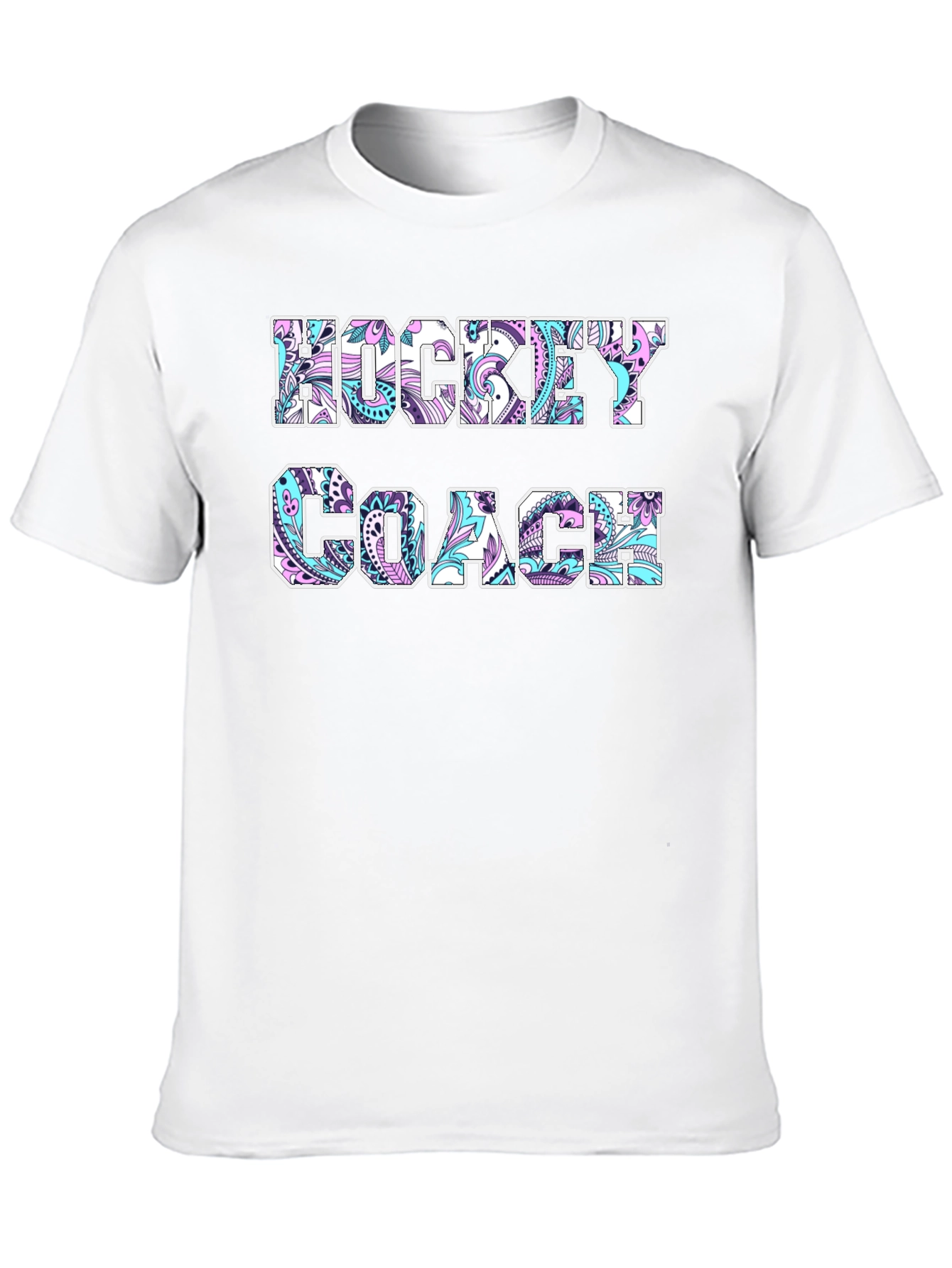 Hockey Coach Paisley T-Shirt