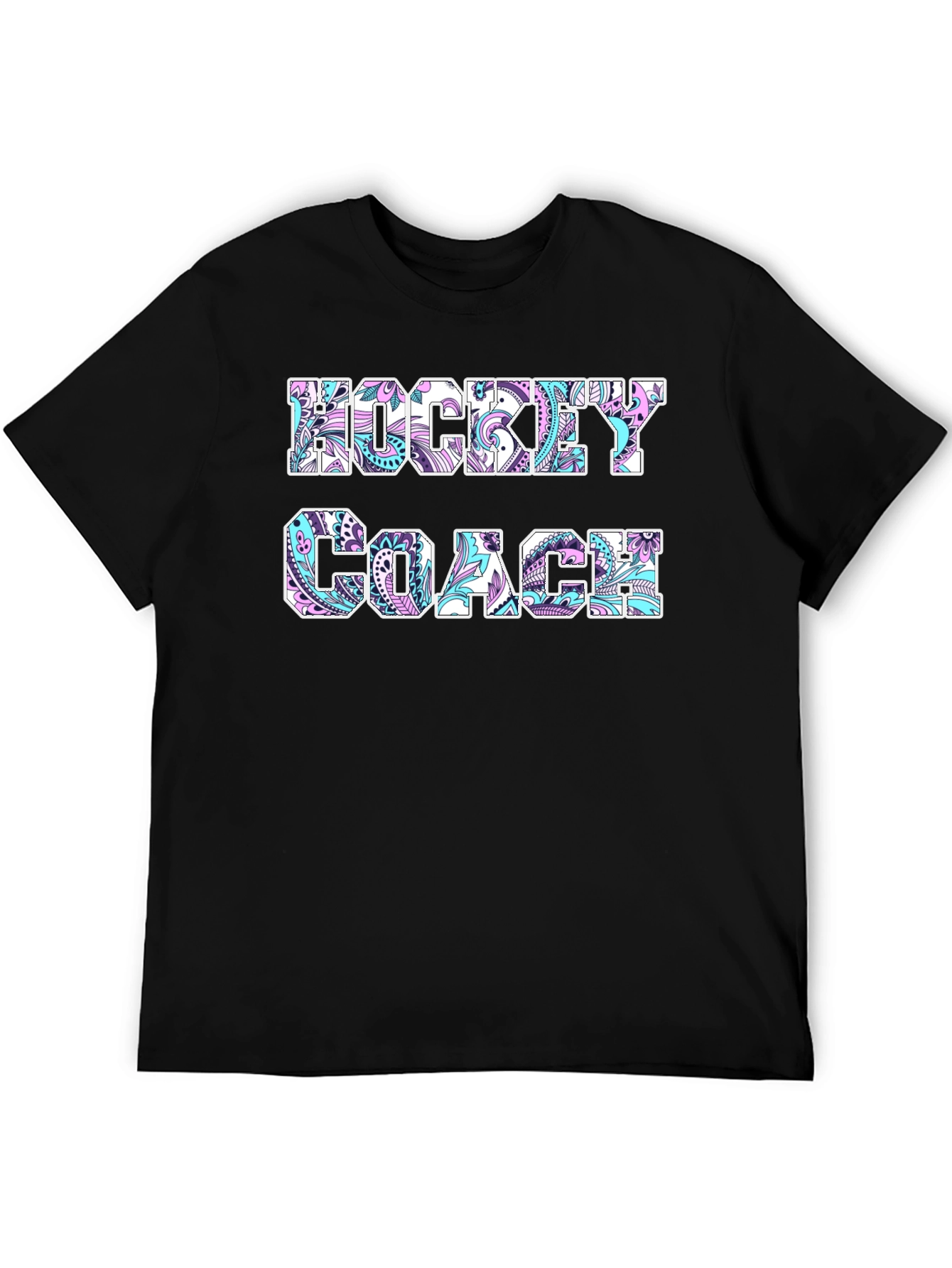 Hockey Coach Paisley T-Shirt