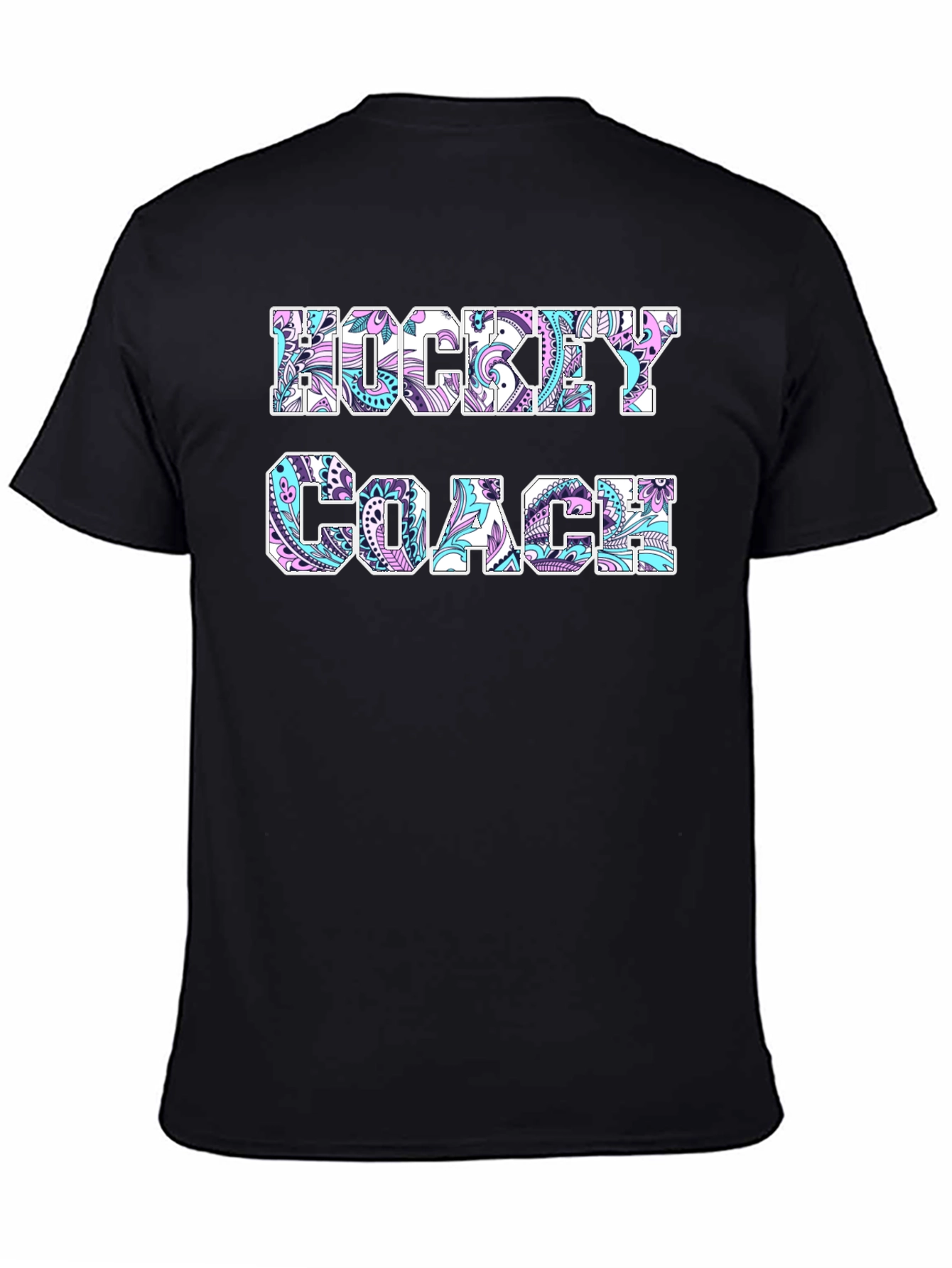 Hockey Coach Paisley T-Shirt