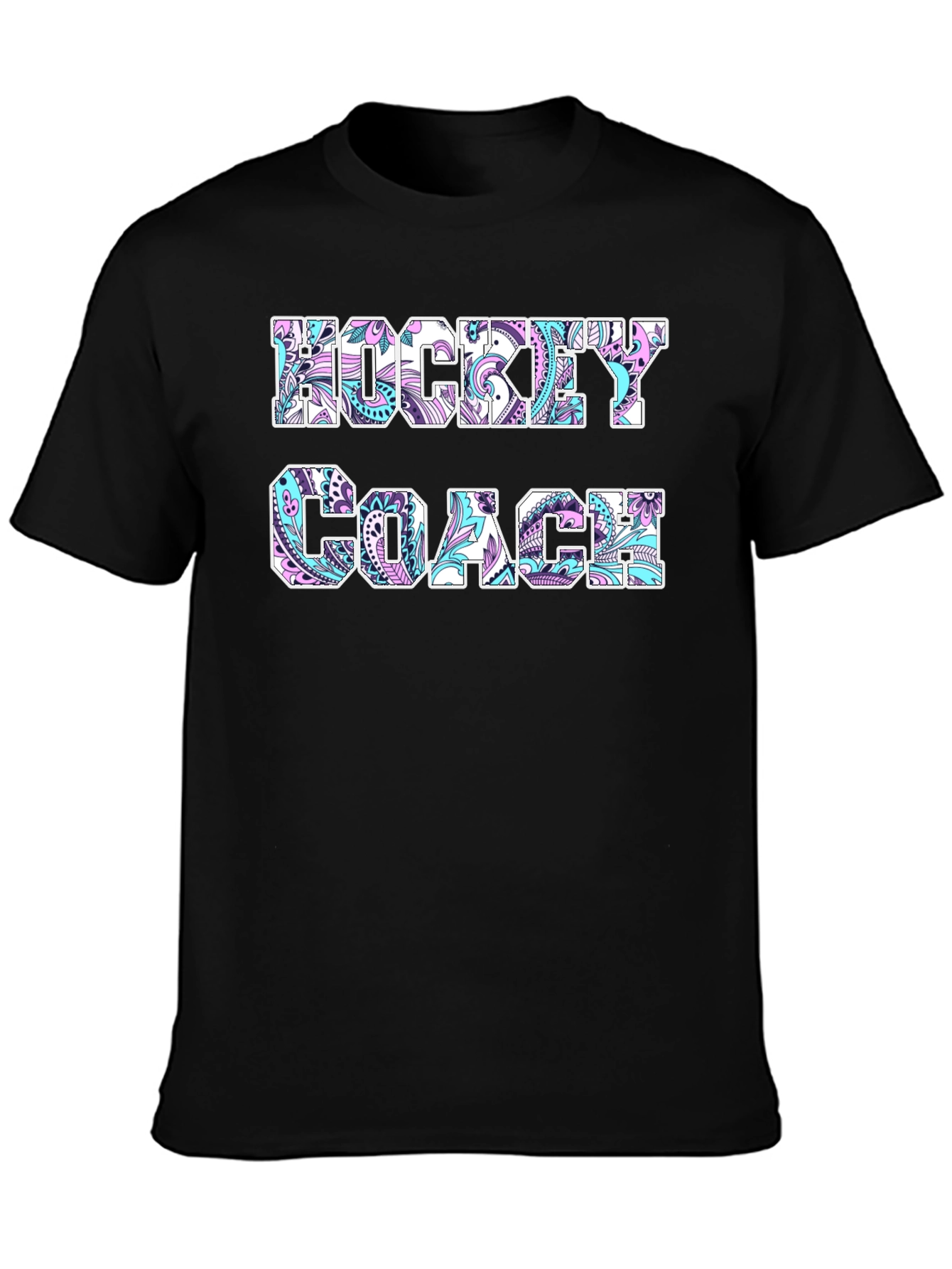 Hockey Coach Paisley T-Shirt