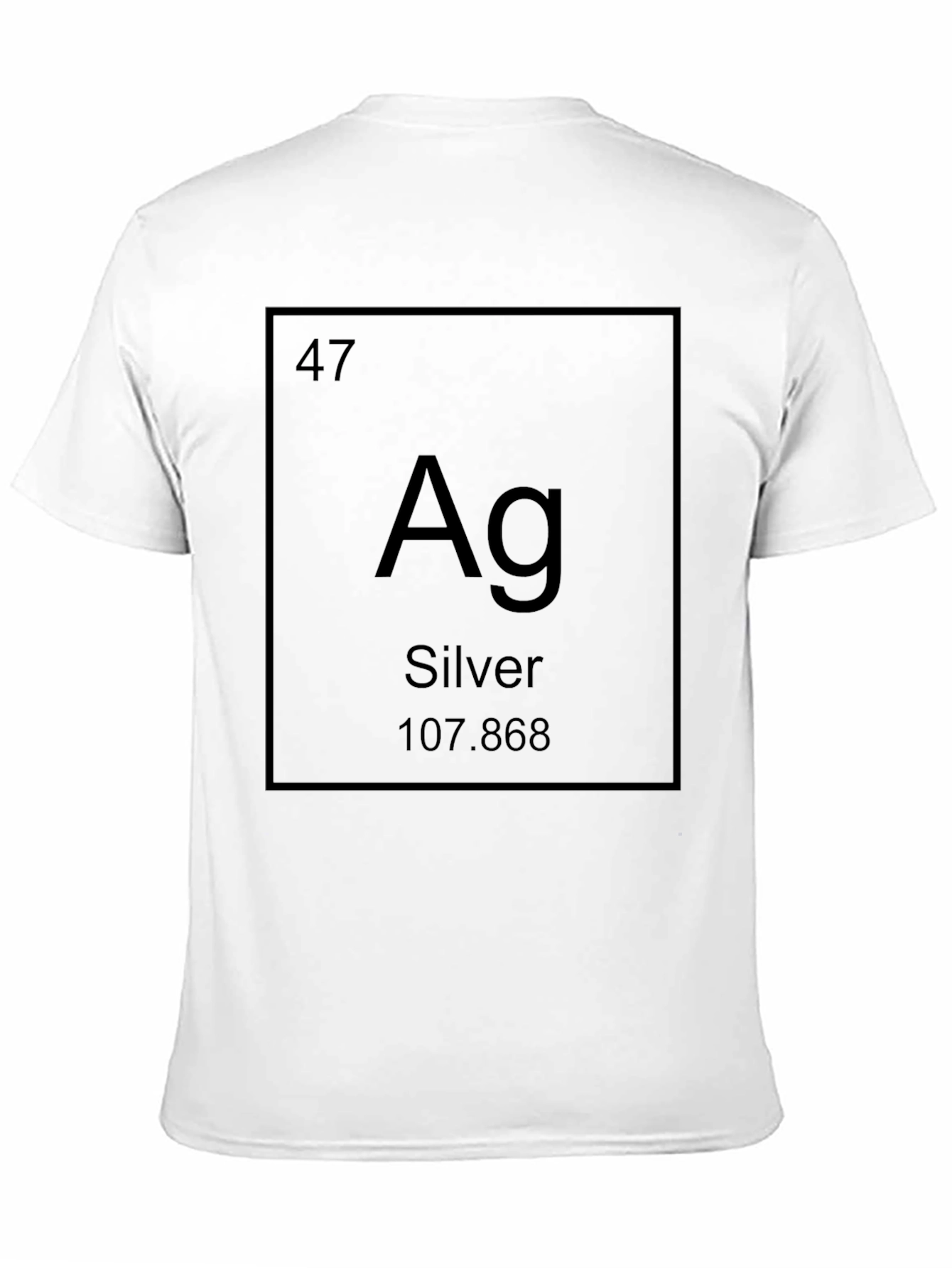 Periodic Table Silver T-Shirt - Science Chemistry Tee