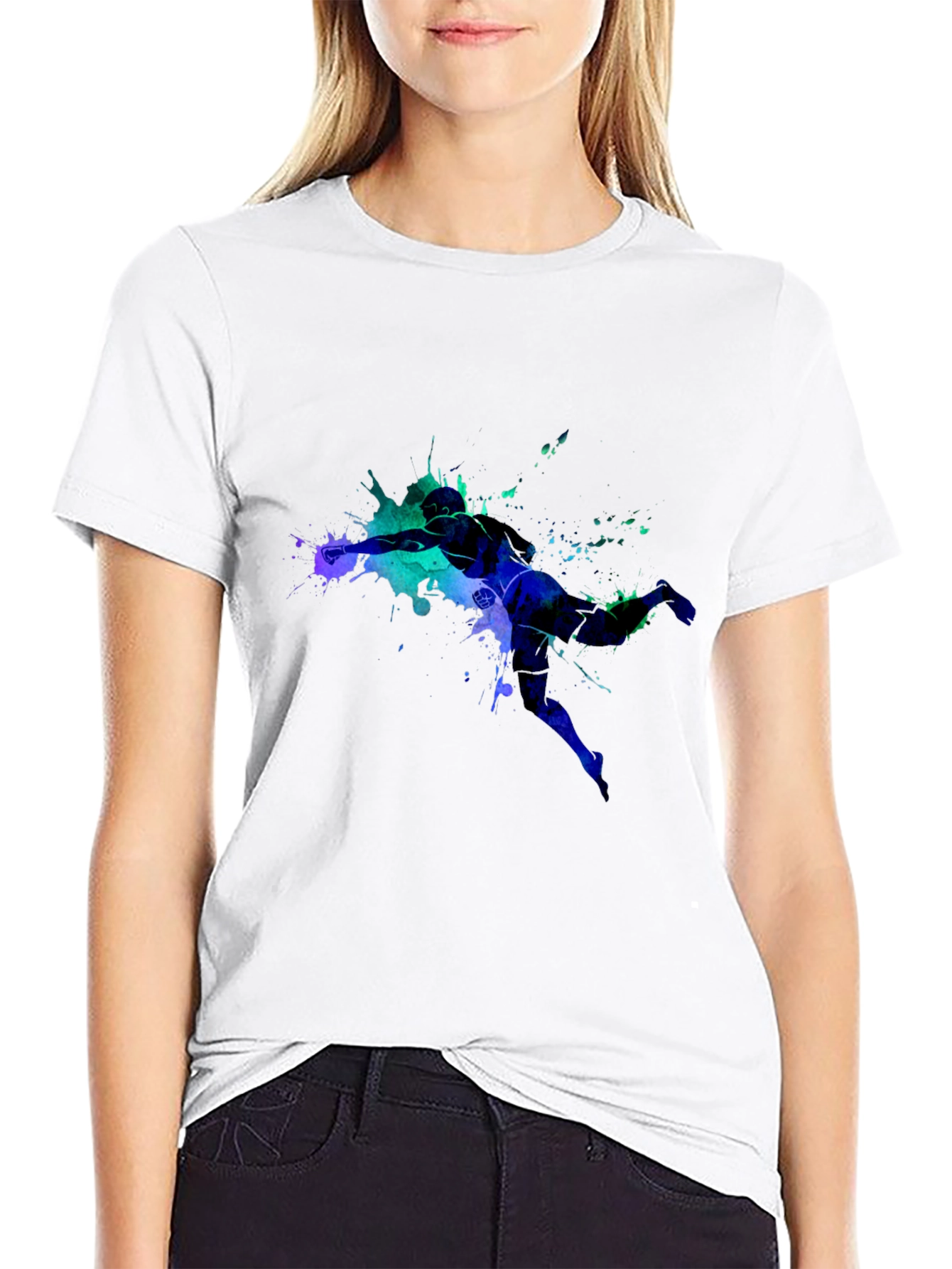 Abstract Athlete Graphic Tee