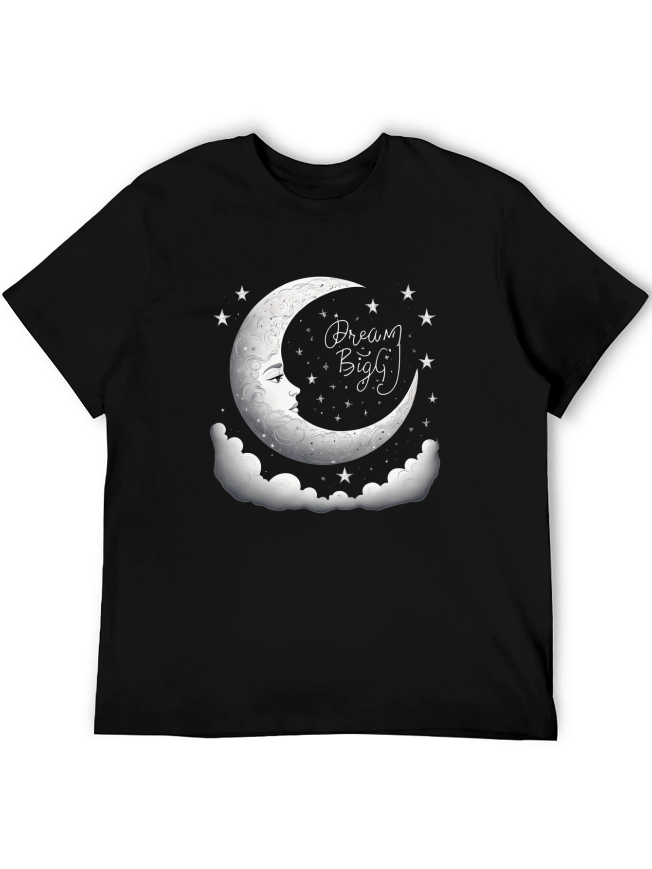 Dream Big Graphic Tee - Black