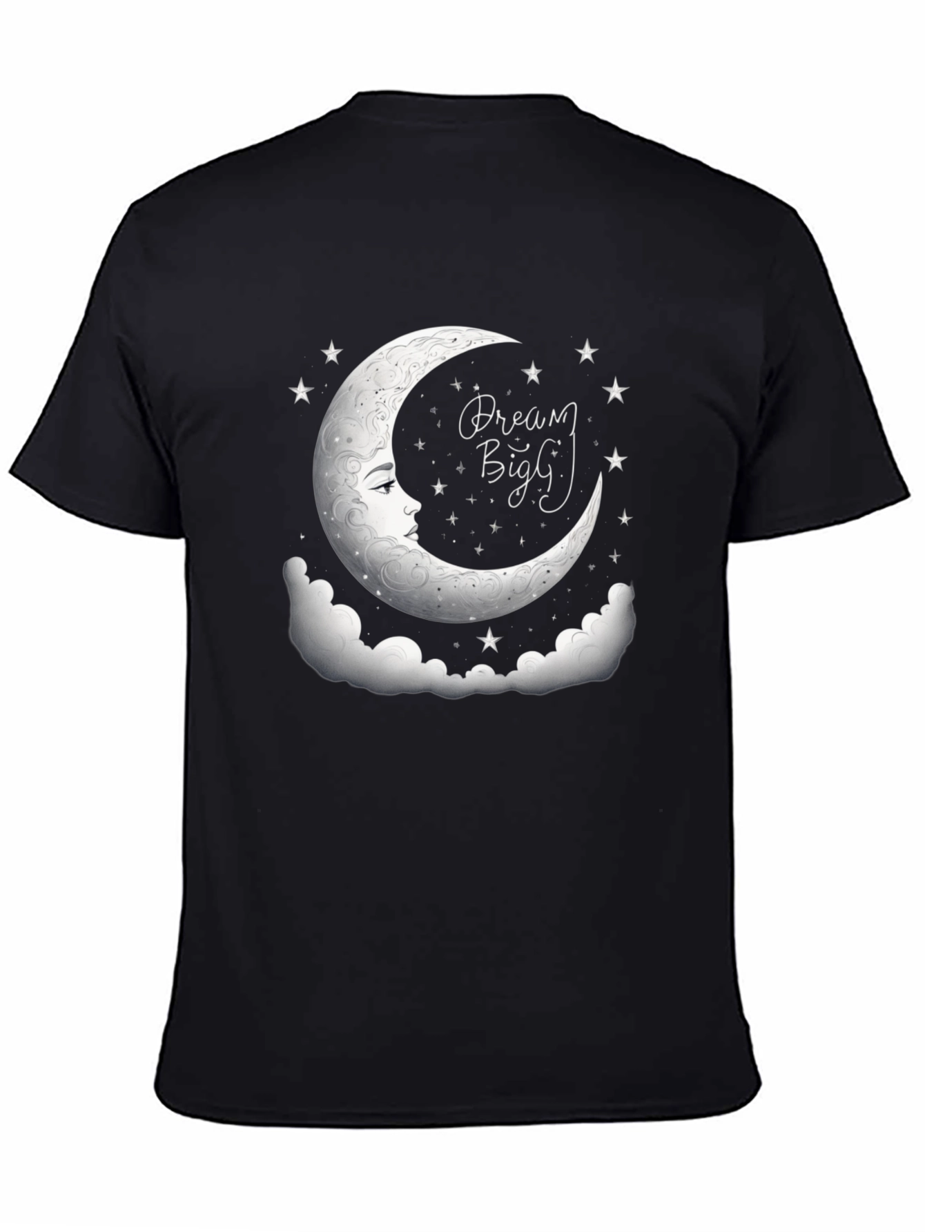 Dream Big Graphic Tee - Black