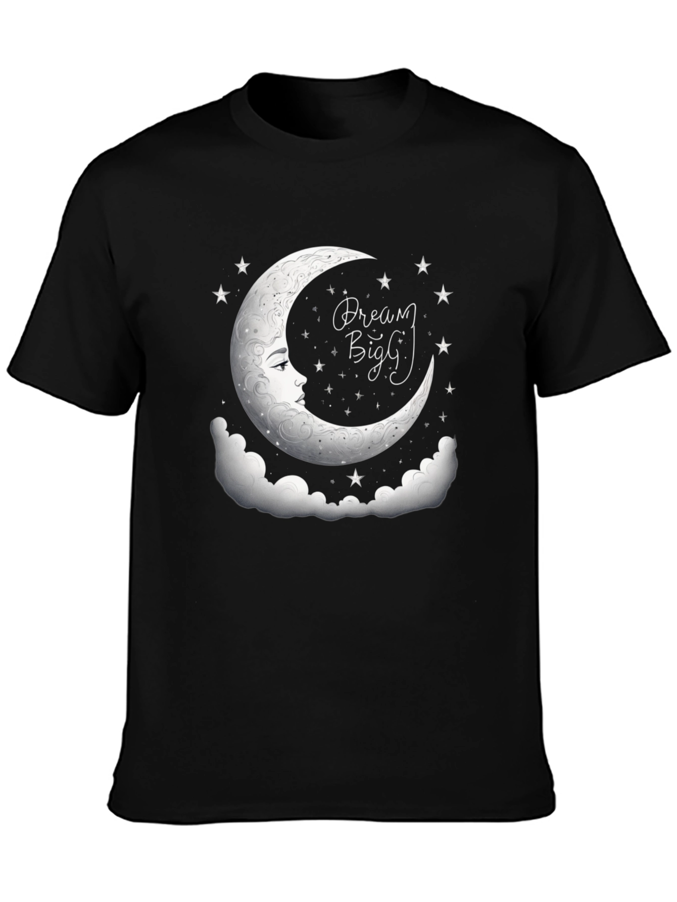 Dream Big Graphic Tee - Black