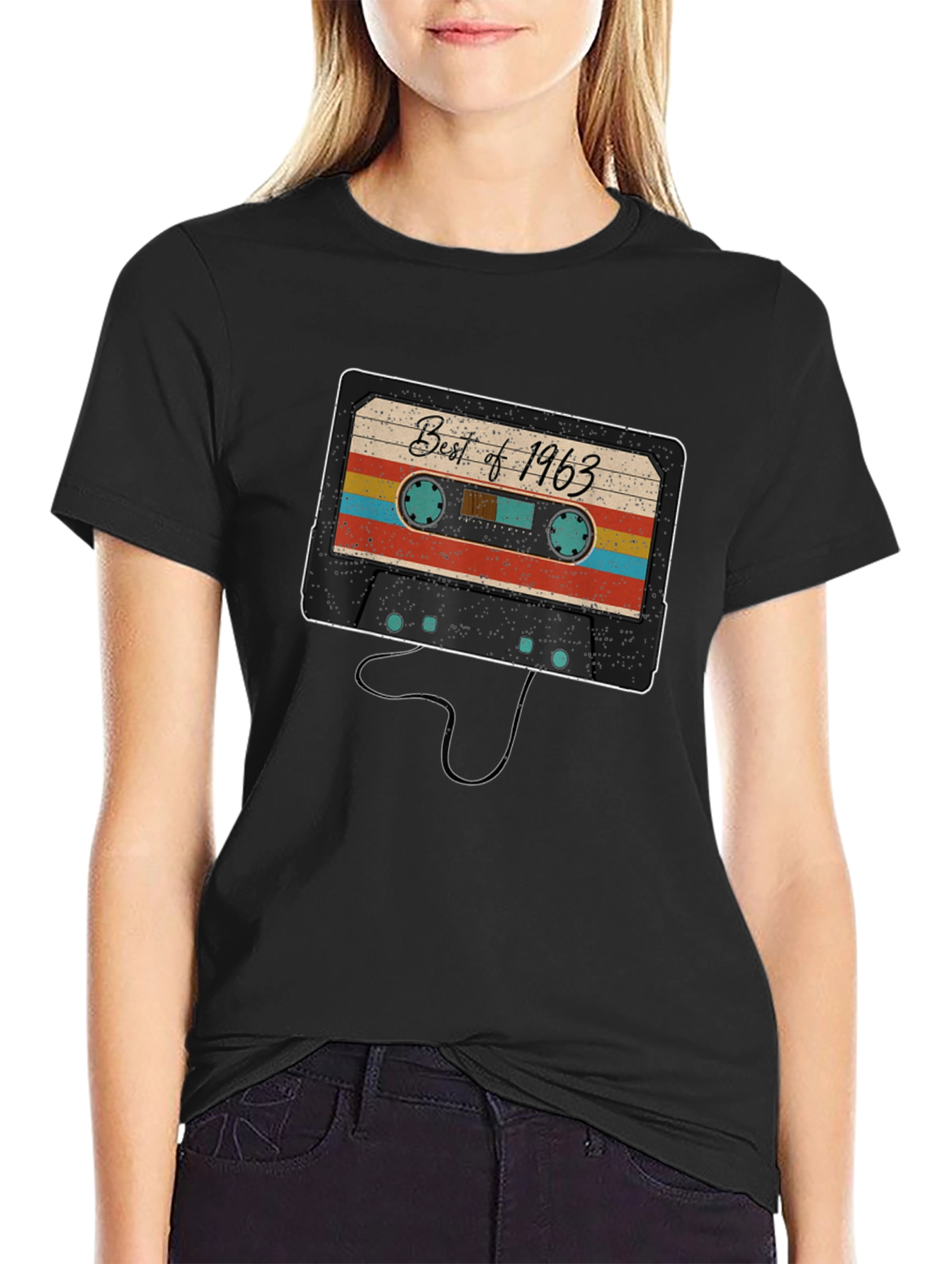 Retro Best of 1963 Cassette Tape Graphic Tee