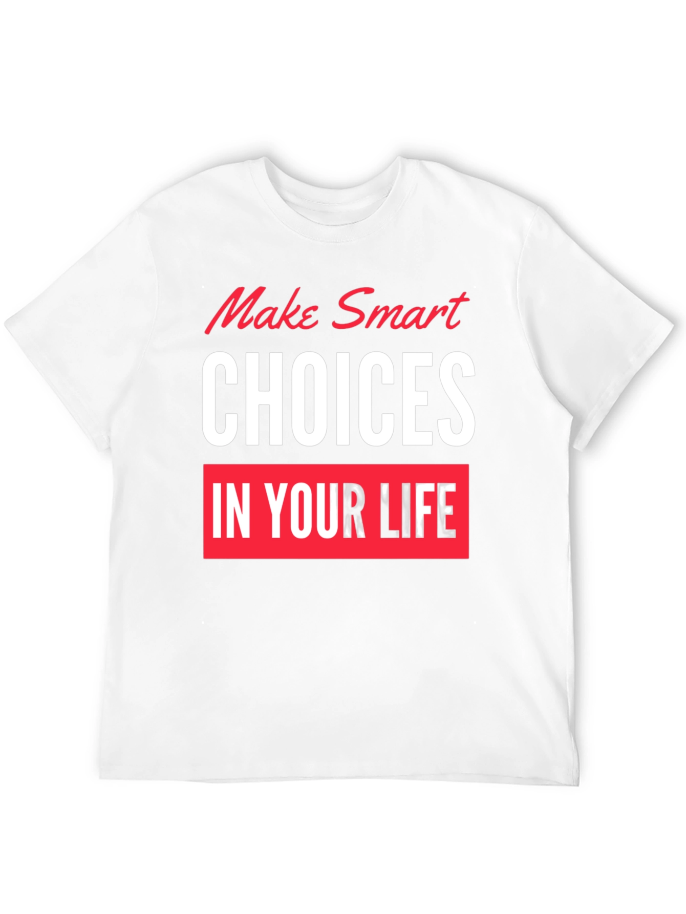 Smart Choices Graphic T-Shirt - Black