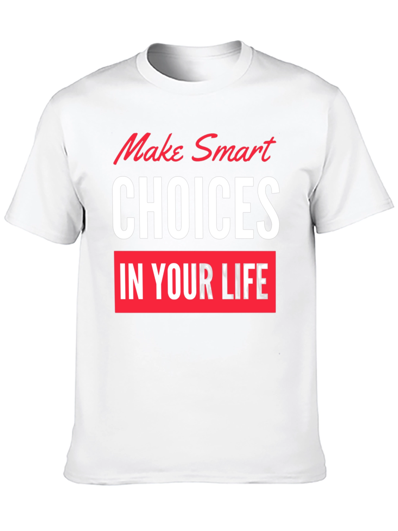 Smart Choices Graphic T-Shirt - Black