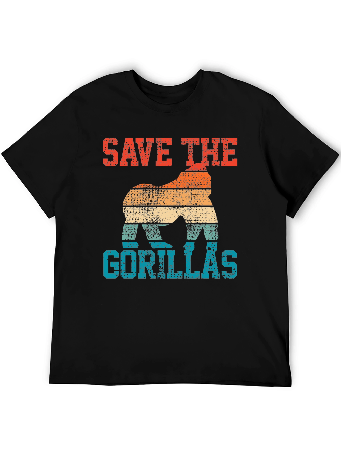 Save the Gorillas Retro T-Shirt