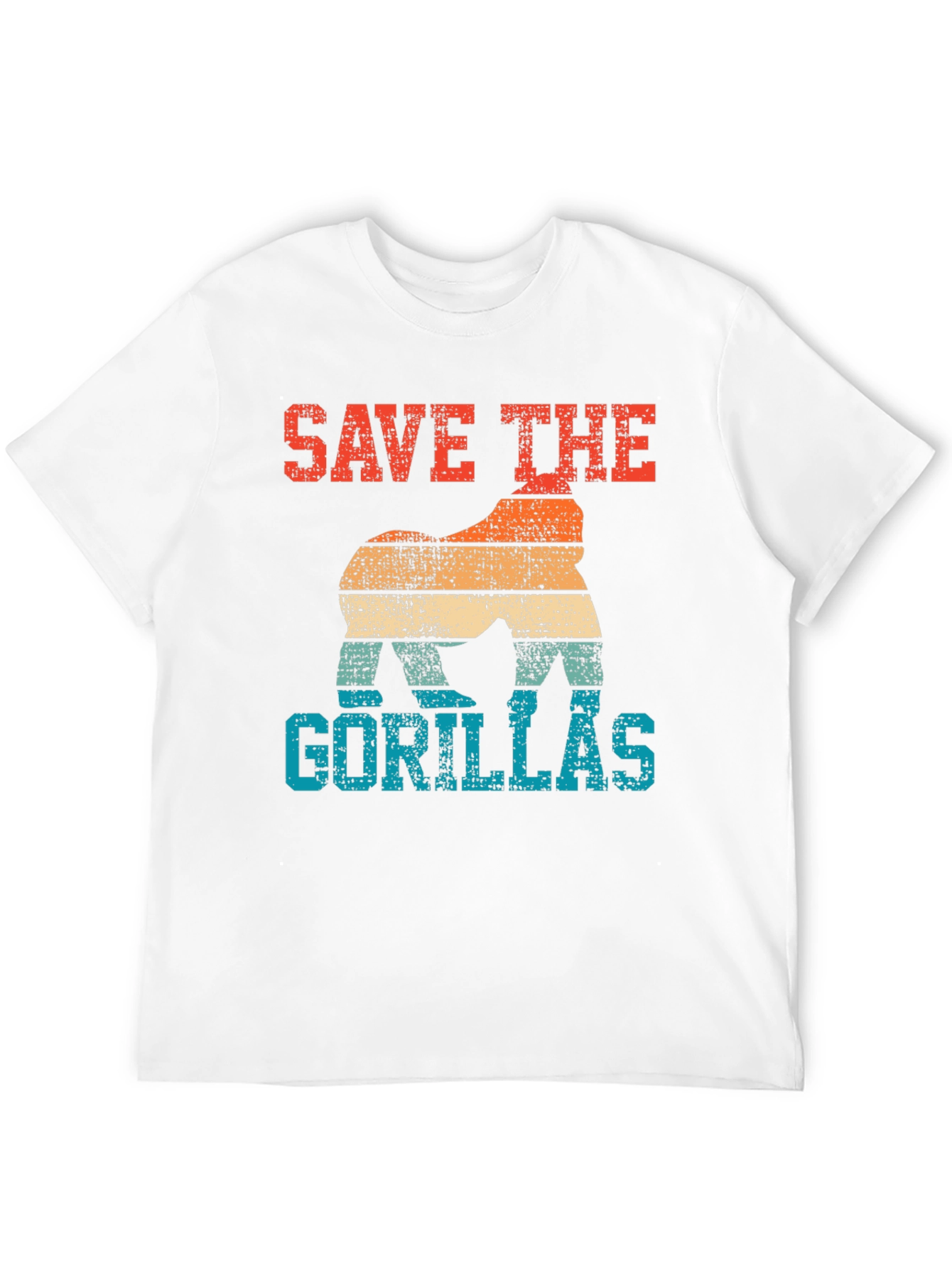 Save the Gorillas Retro T-Shirt