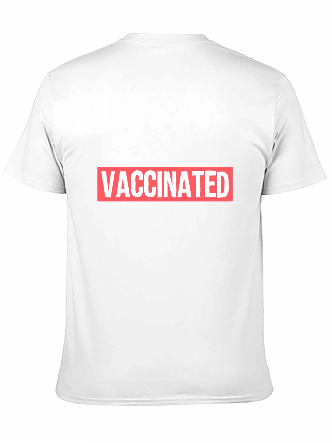 Vaccinated Black T-Shirt - Show Your Status