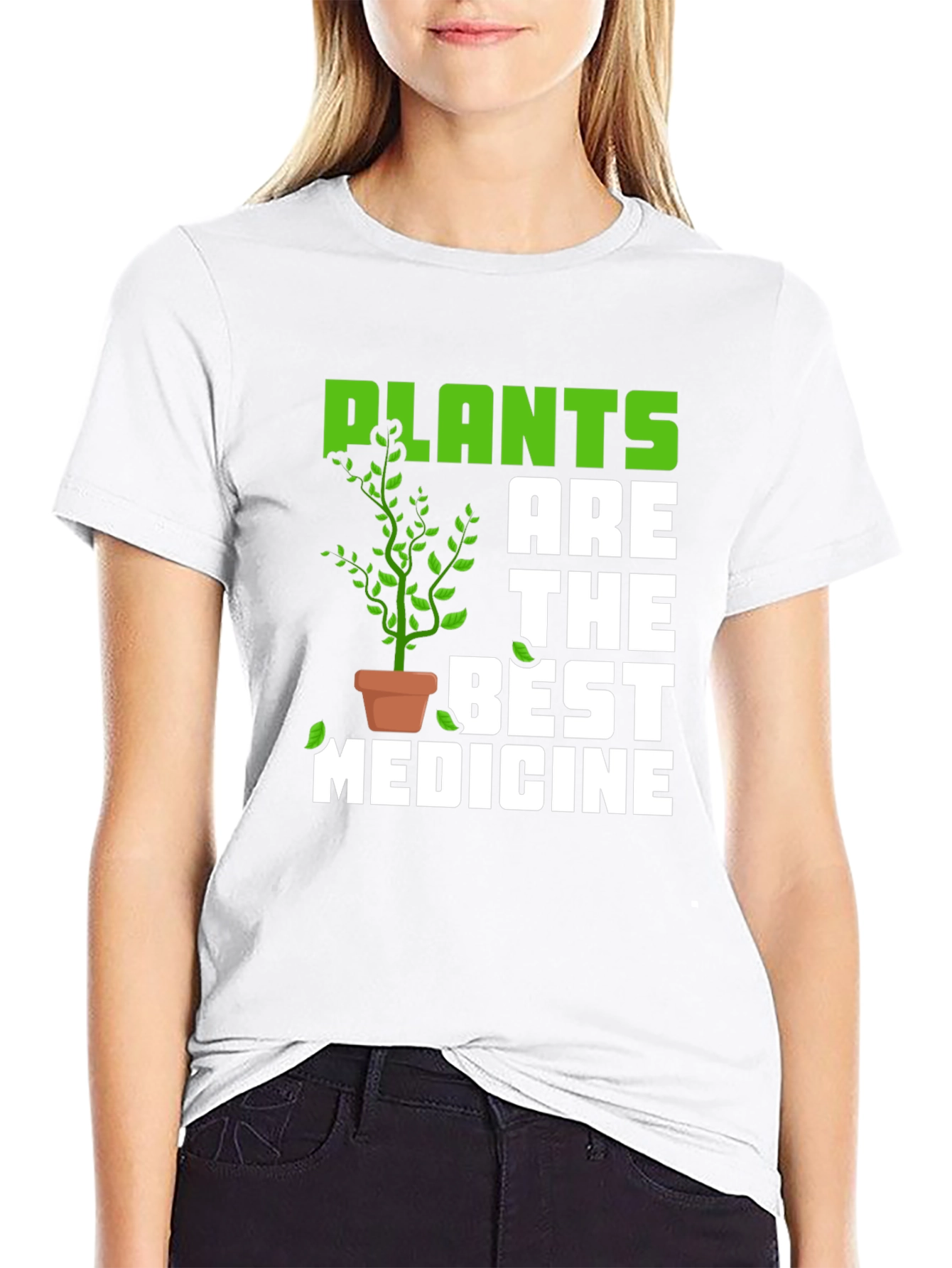 Plants are the Best Medicine Graphic T-Shirt