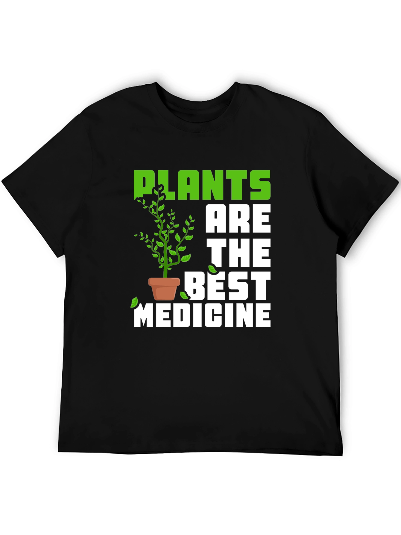 Plants are the Best Medicine Graphic T-Shirt